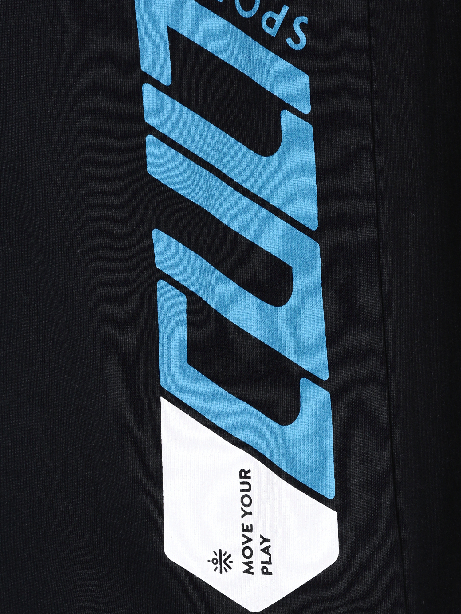 Everydays Row Black Cotton Tee