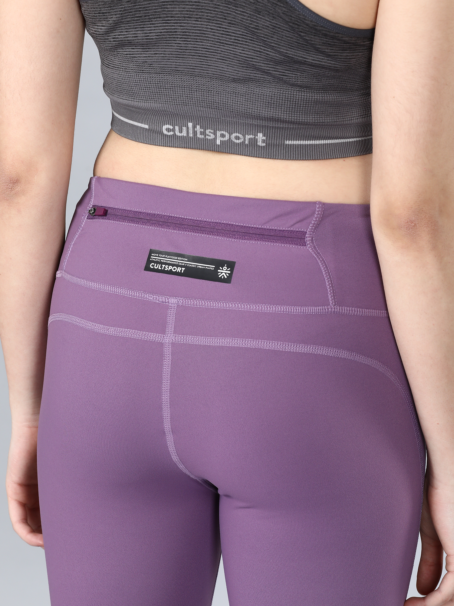 Absolute Fit Challenge  Purple Workout Leggings