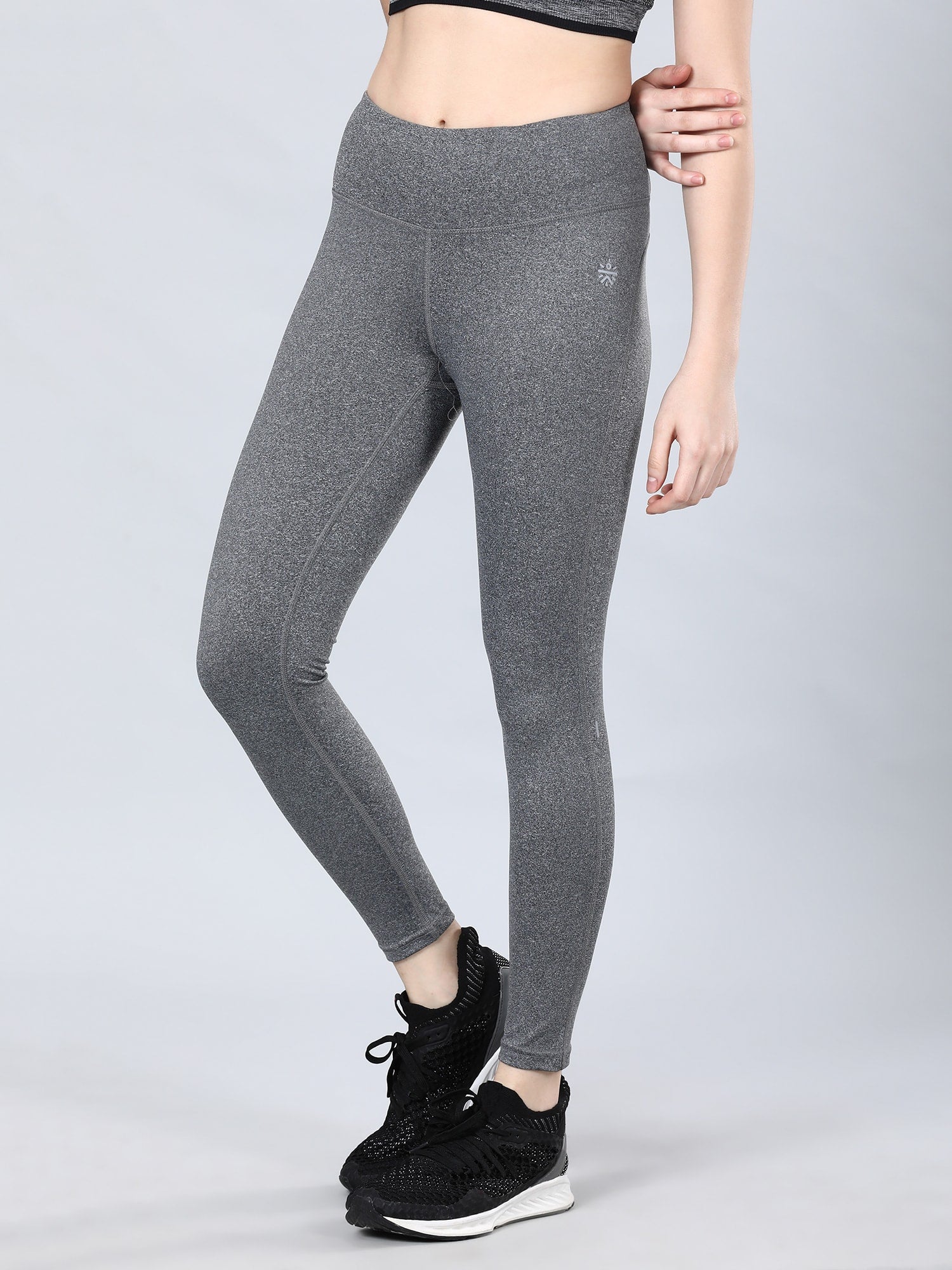 Absolute Fit Challenge  Grey Grindle Workout Leggings