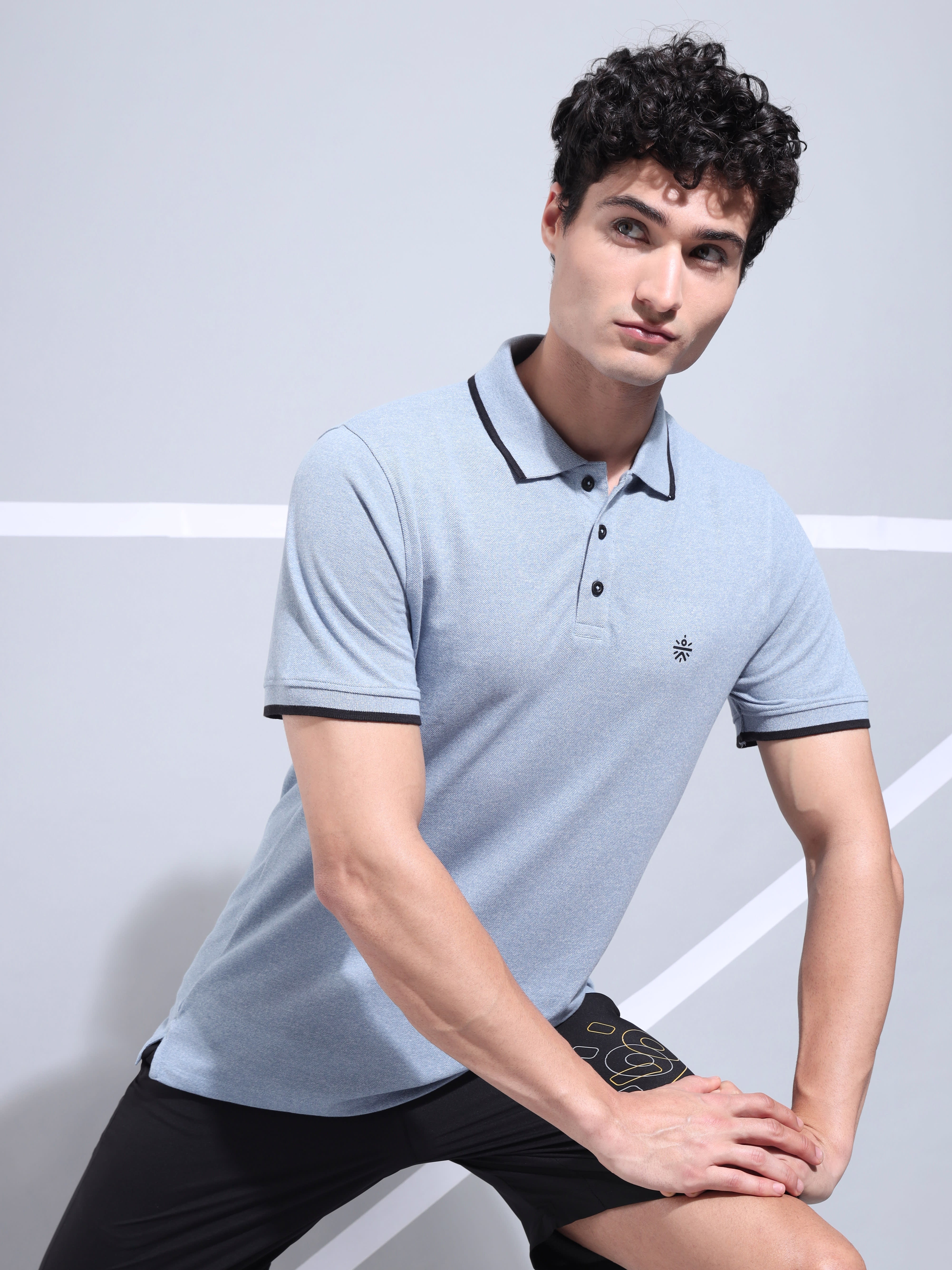 Essential Polo T-shirt with Graphic Print