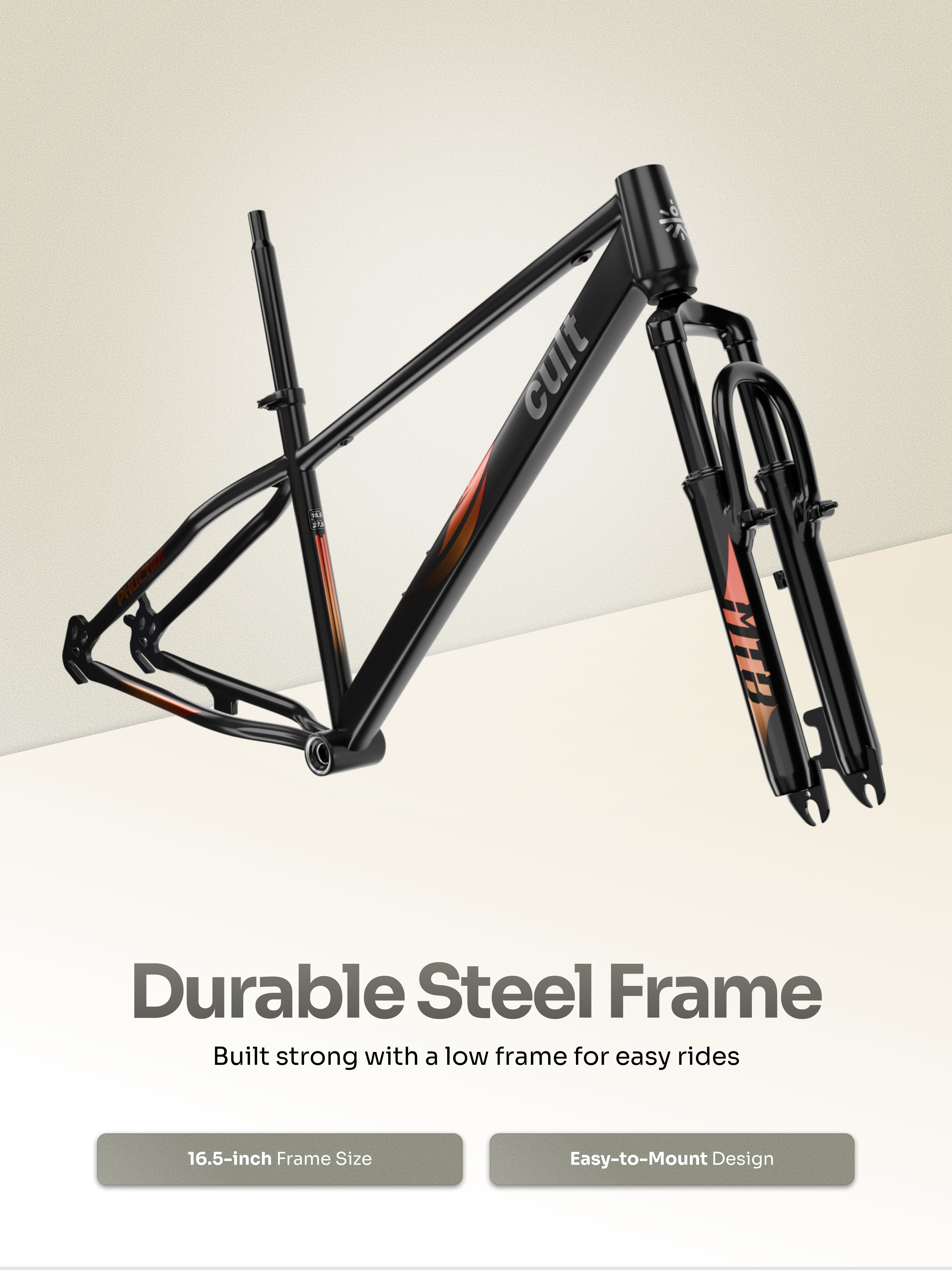 Buy Cult Phoenix 29T Steel Mountain Bike with Dual Disc Brake and