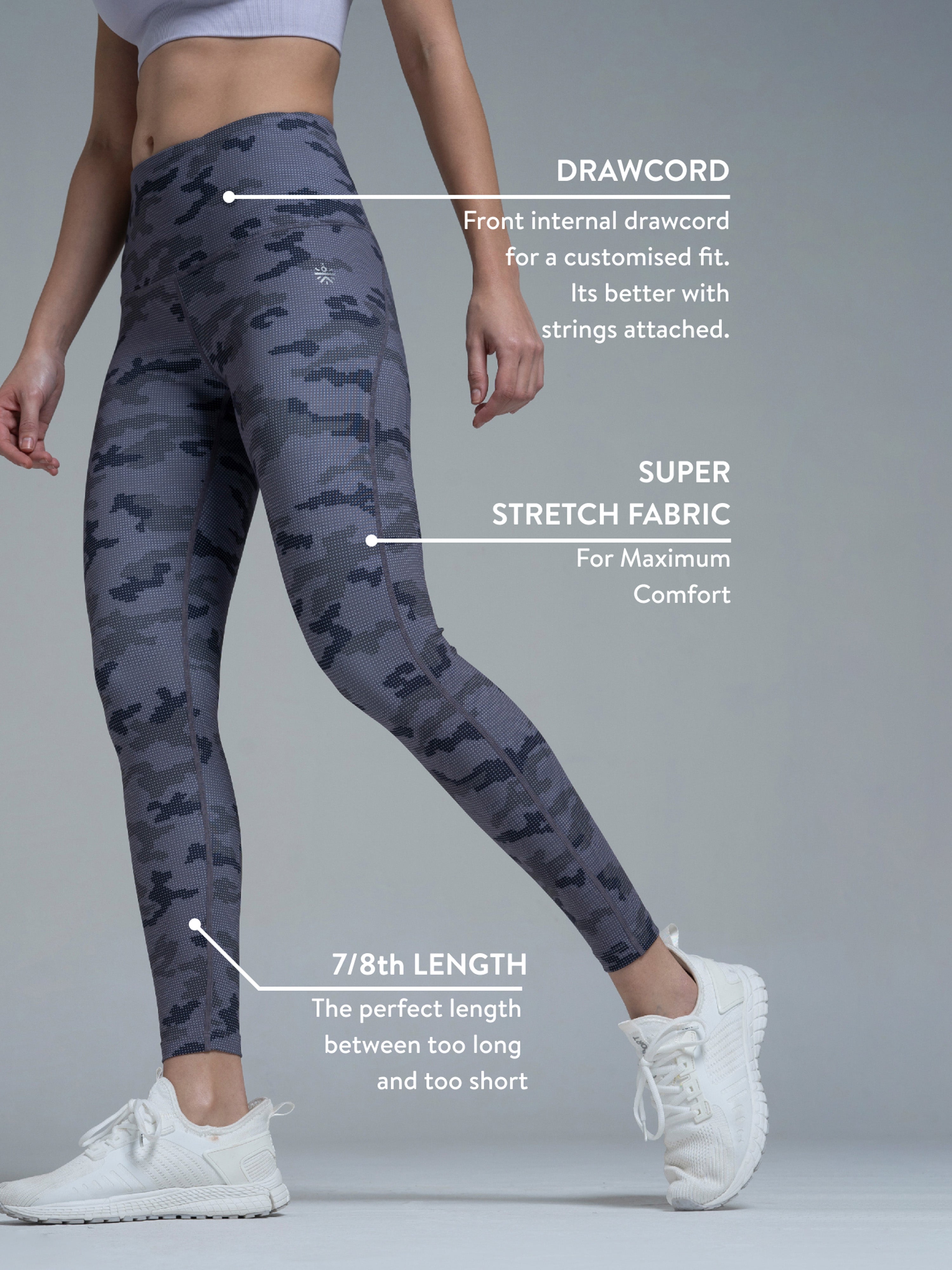 AbsoluteFit Camo Print Tights