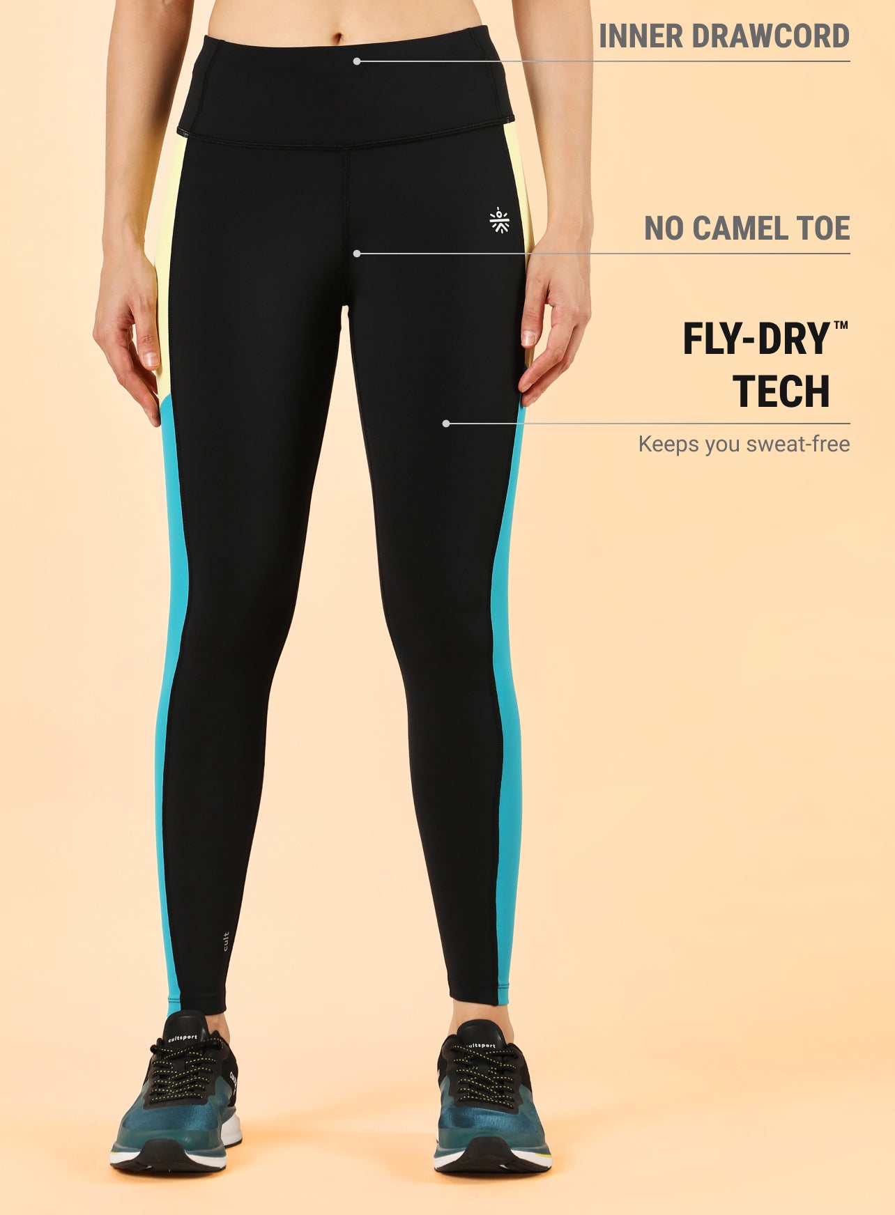 Jet Black Absolute Fit Tights