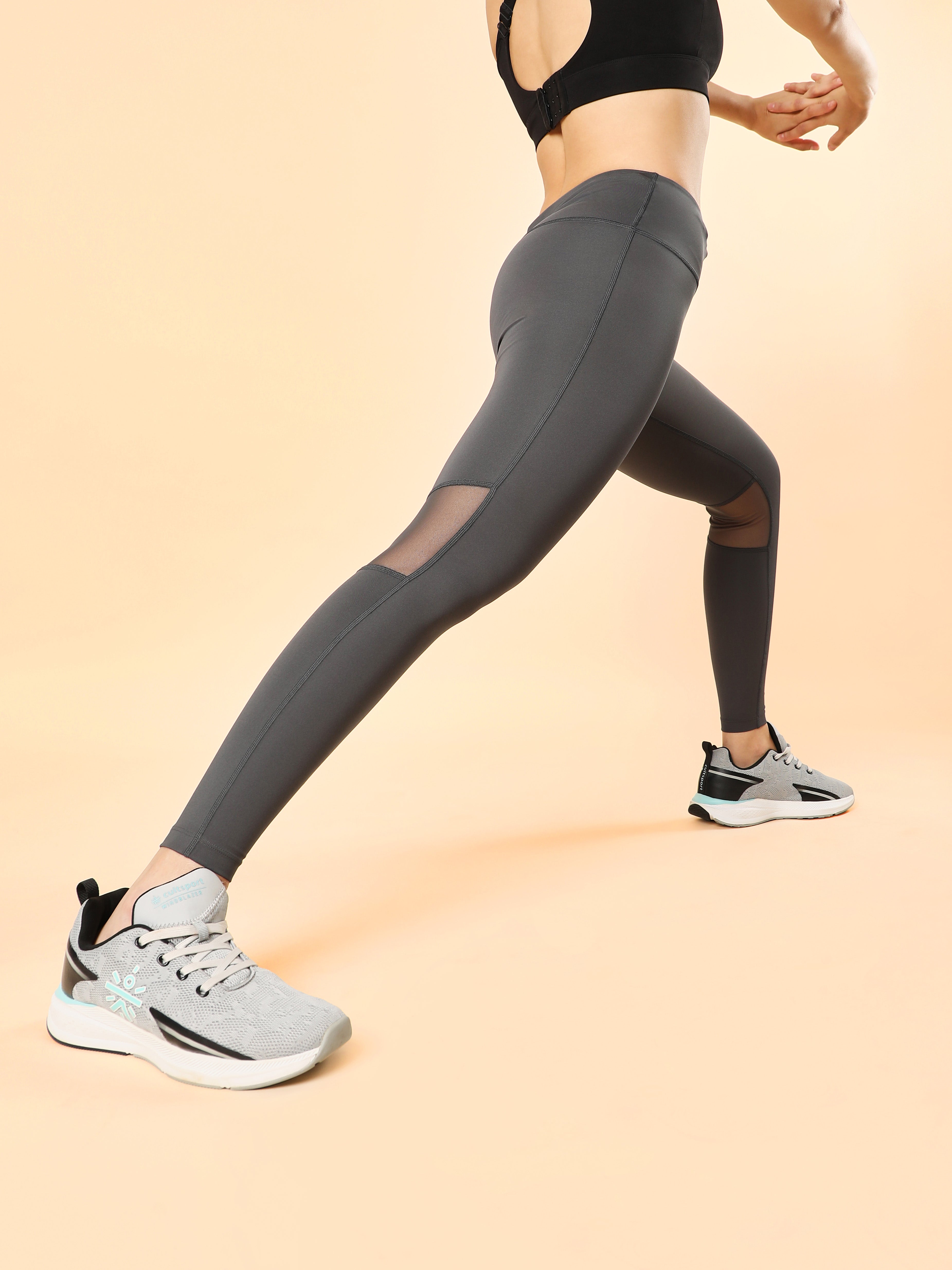 AbsoluteFit Back Mesh Panel Tights