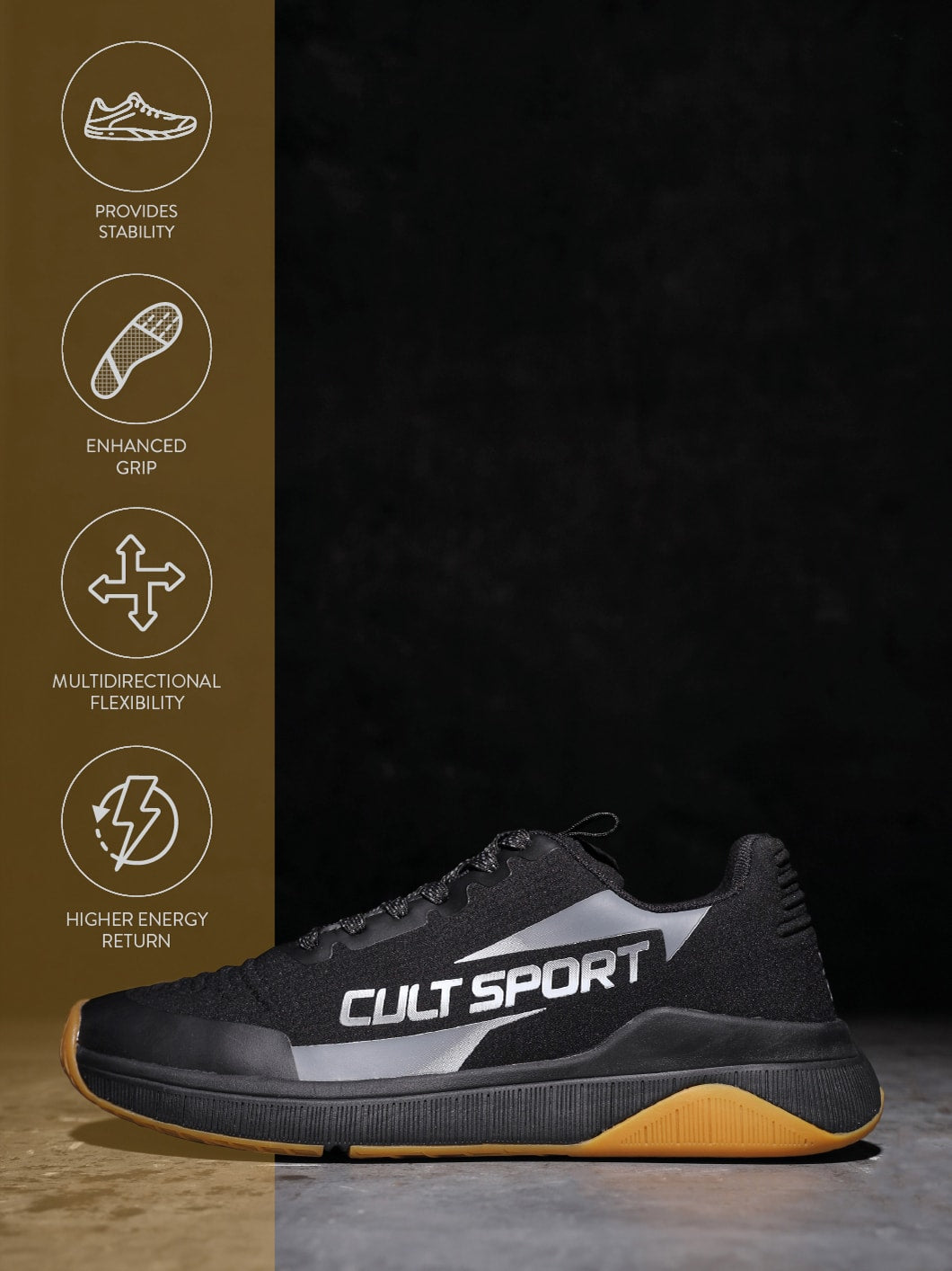 cult X1 Unisex Training Shoes - Black/Copper