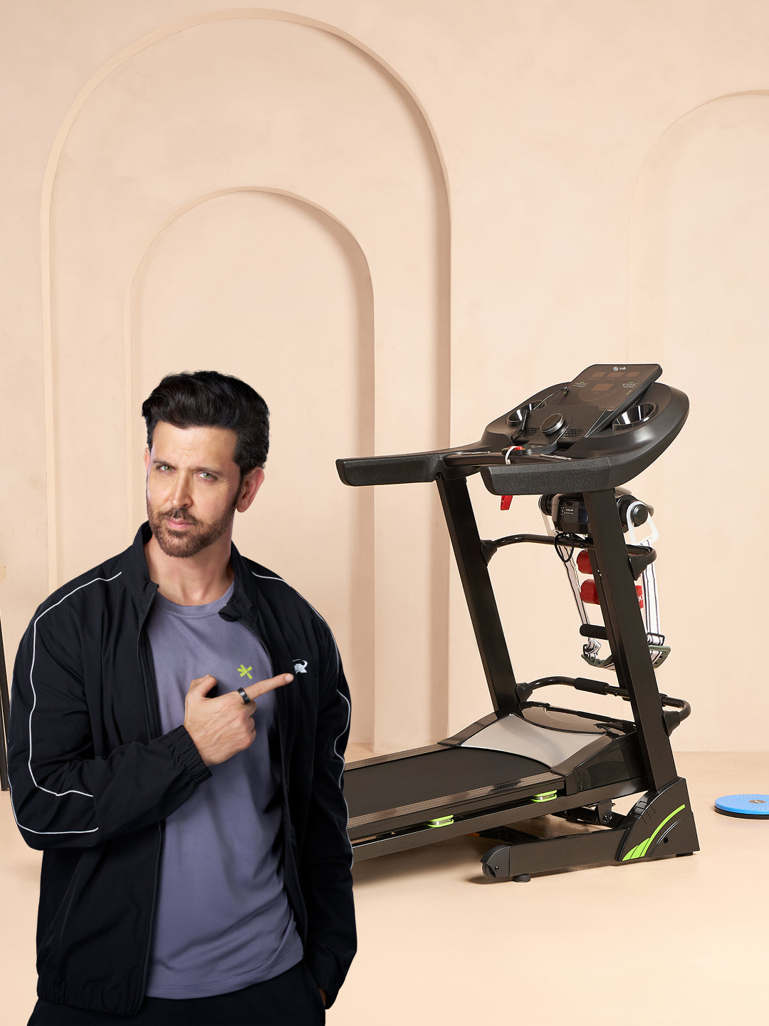 Cultrun M4.5 Multimode 4.5HP Peak Treadmill | 15-level Auto-Incline | Max Weight-120kg | Max Speed-16kmph (with 6 Months Extended Warranty)