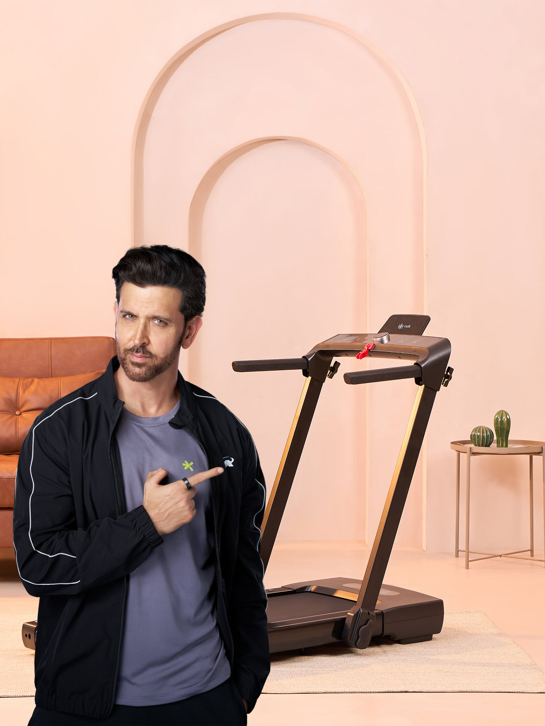 Walking pad Luxe 5HP Peak | Max Speed-14kmph | Max Weight-120kg With Remote Access | Walking Pad for Home Use (with 6 months extended warranty)