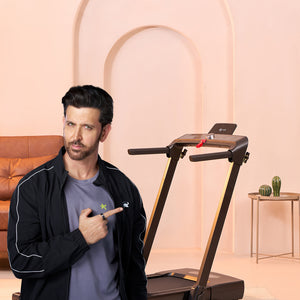 Walking pad Luxe 5HP Peak | Max Speed-14kmph | Max Weight-120kg With Remote Access | Walking Pad for Home Use (with 6 months extended warranty)