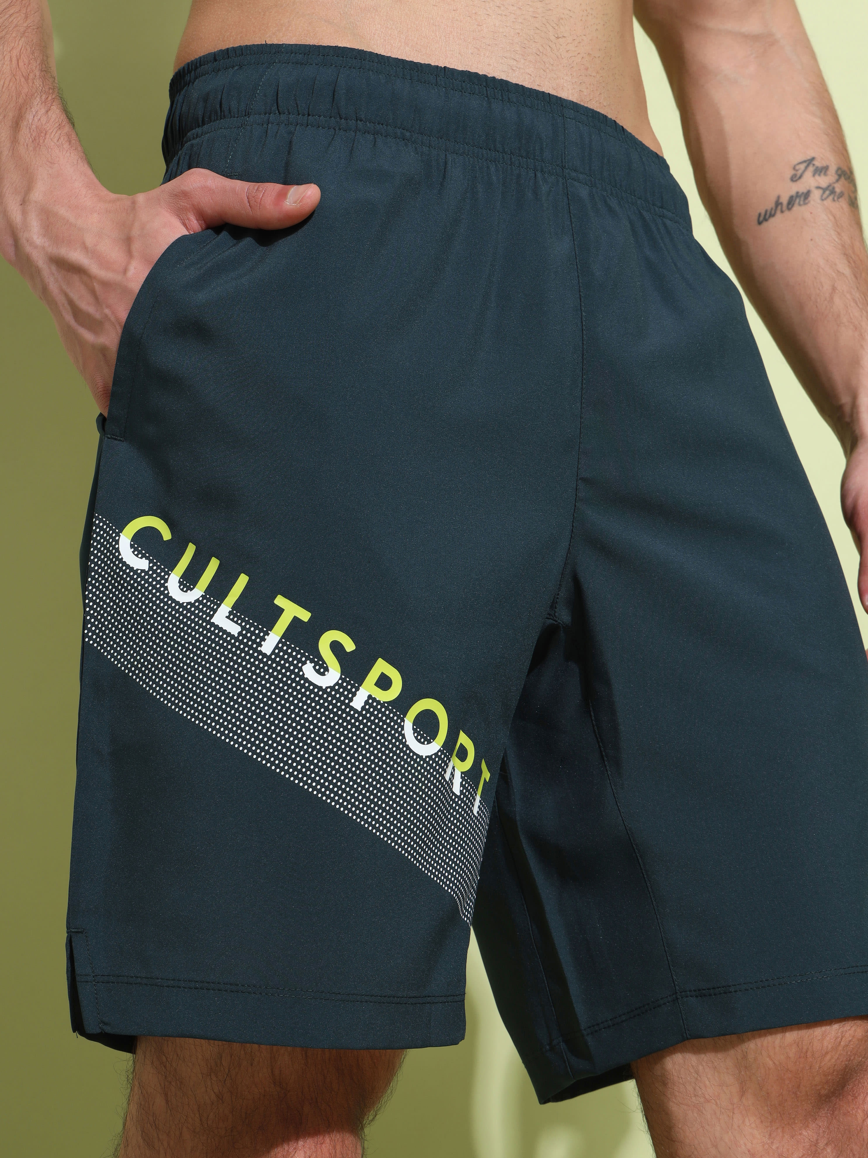 Graphic Print Performance Shorts