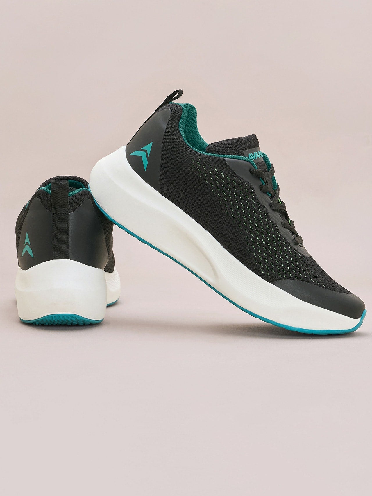 Avant Men's Stark Running Shoes - Black/Green