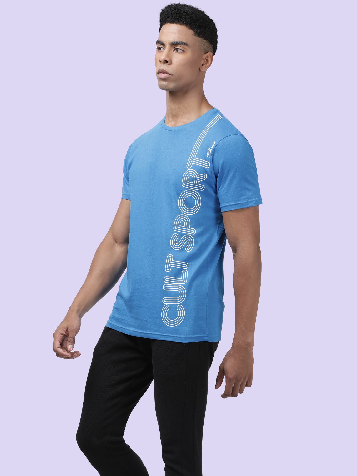 Everydays Lounge Bright Blue Cotton Tee