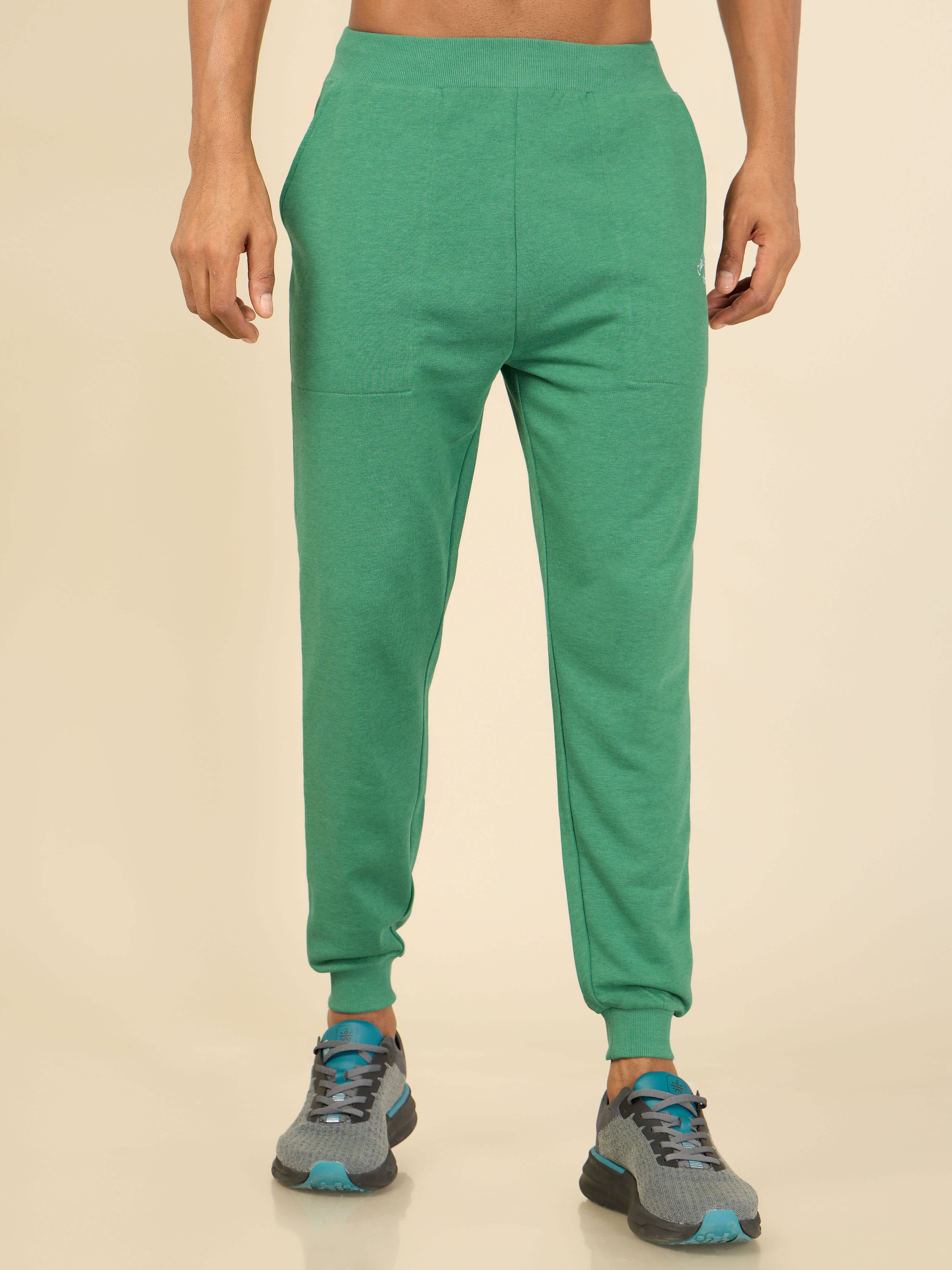 Cult Athletic Club Men Sea Green Joggers