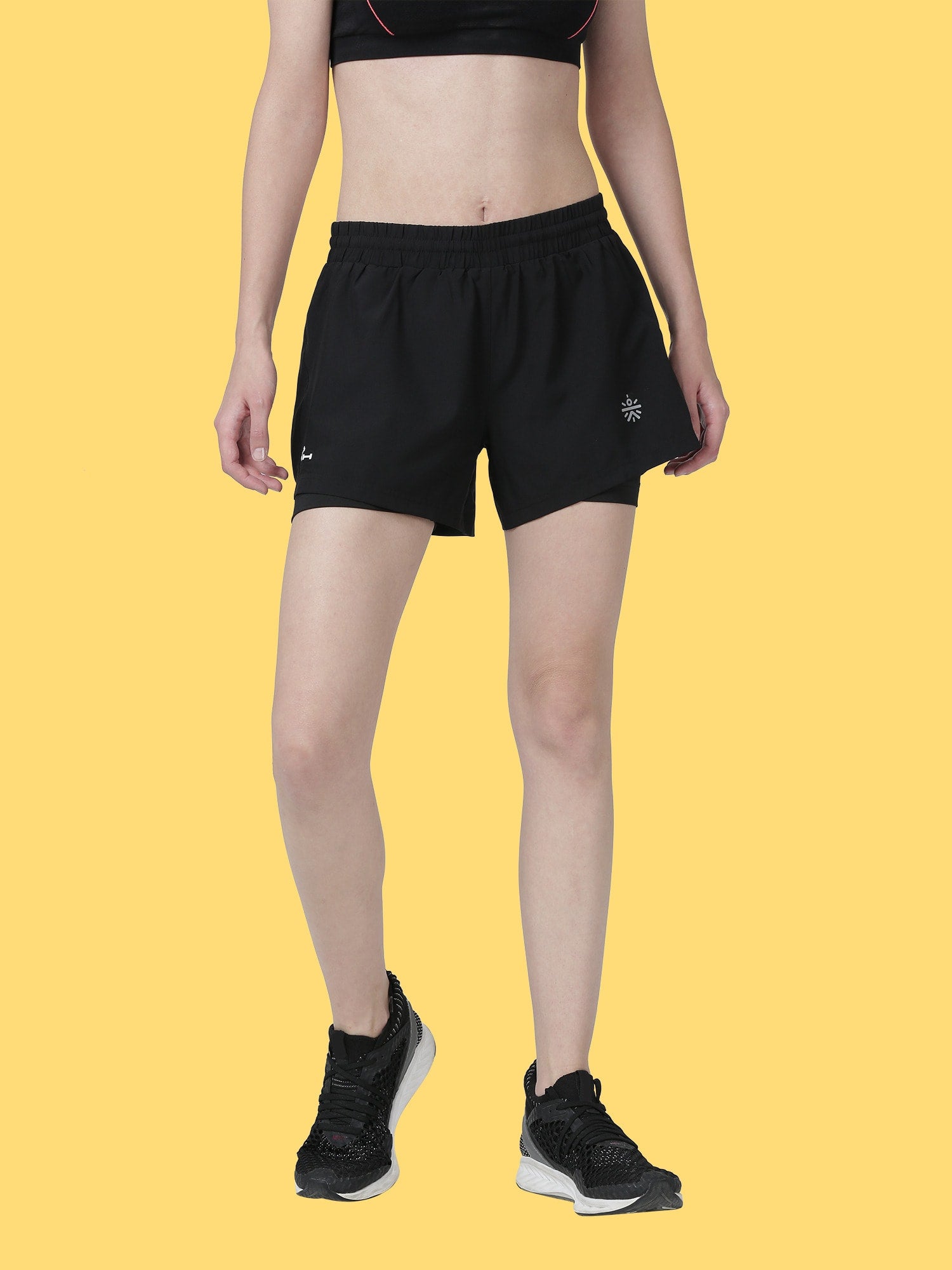 Vital Finish Black Gym Shorts