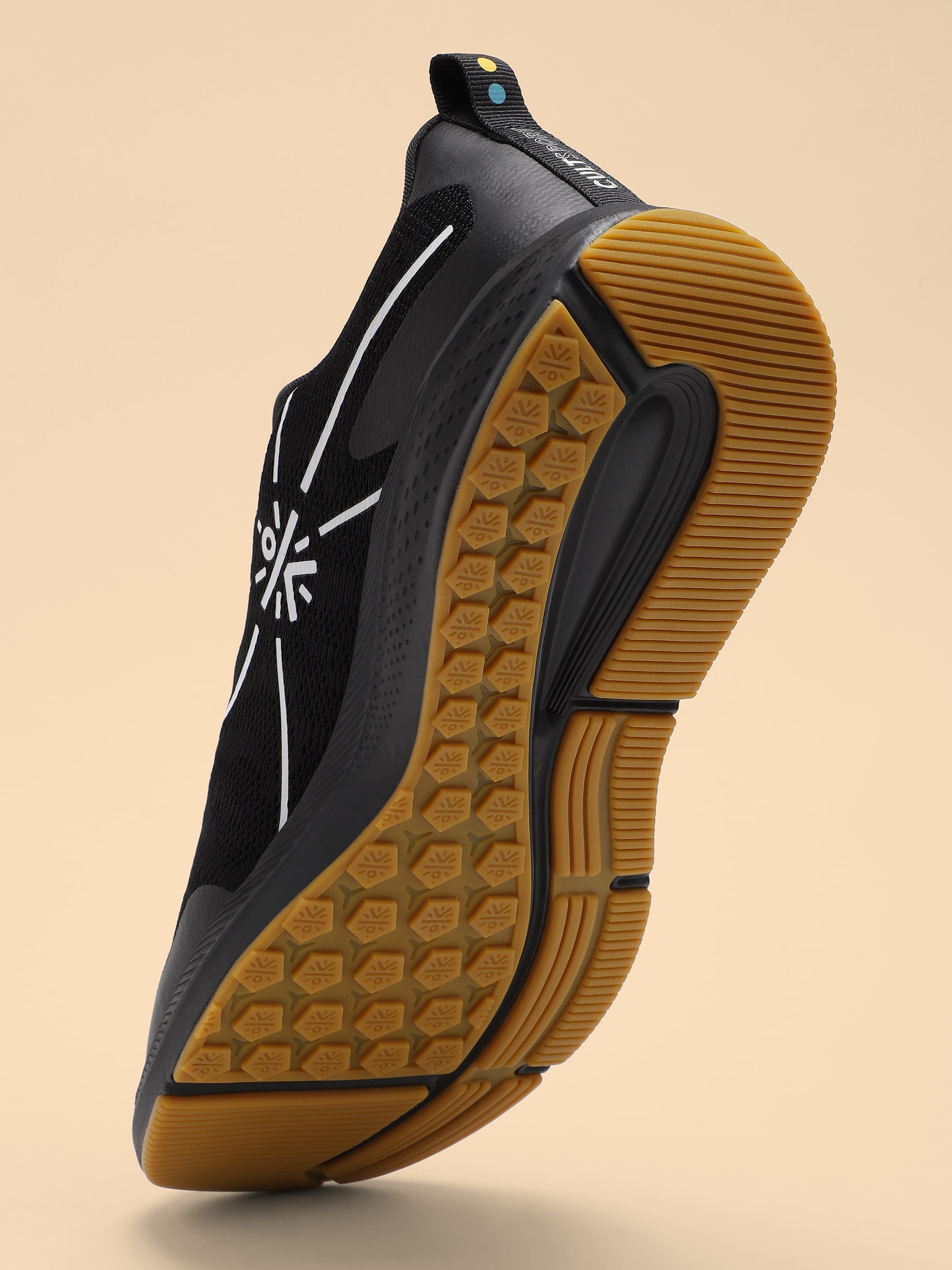 cult Flomo Men Running Shoes - Black/Mustard