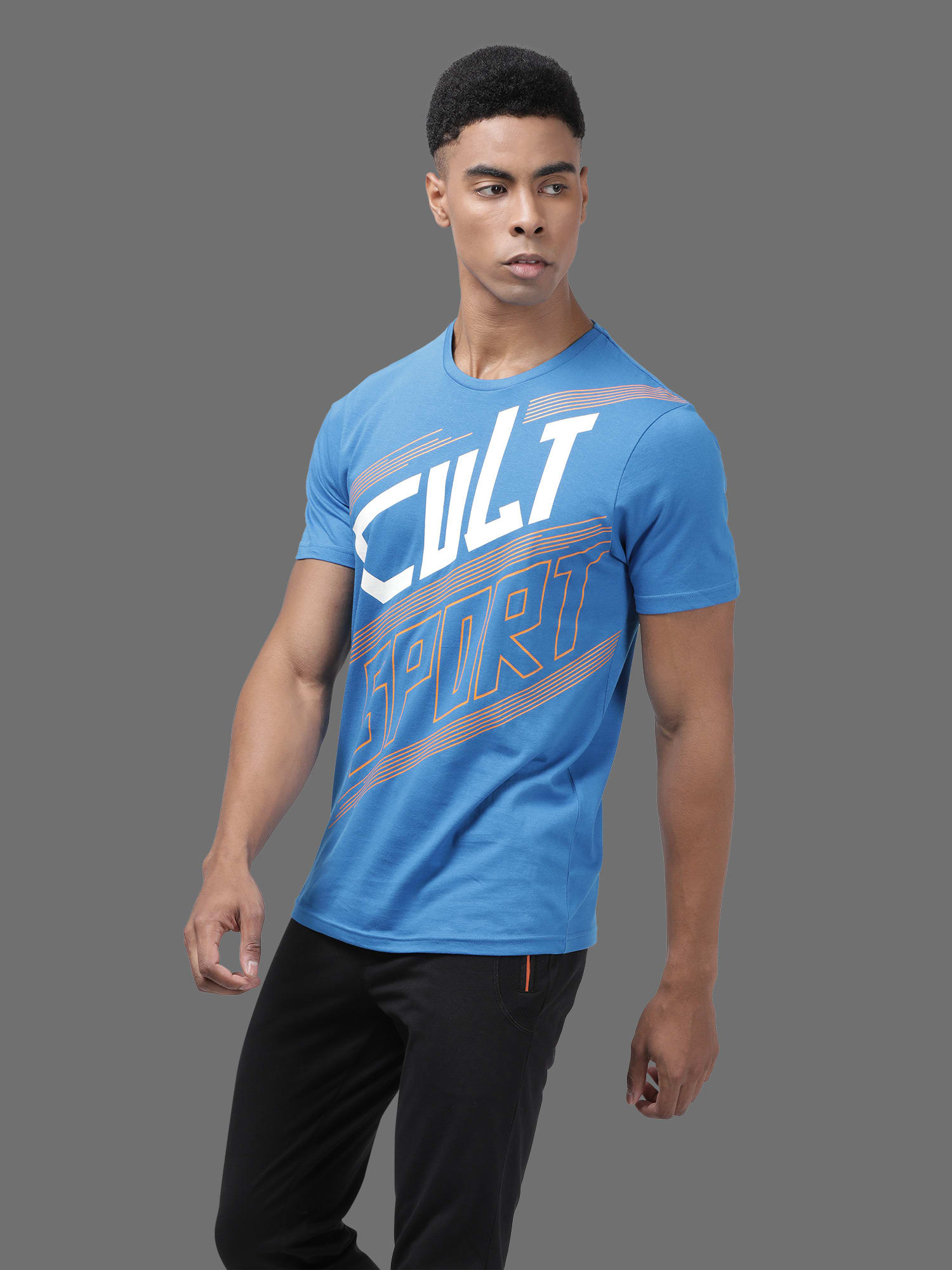 Everydays Swift Bright Blue Cotton Tee