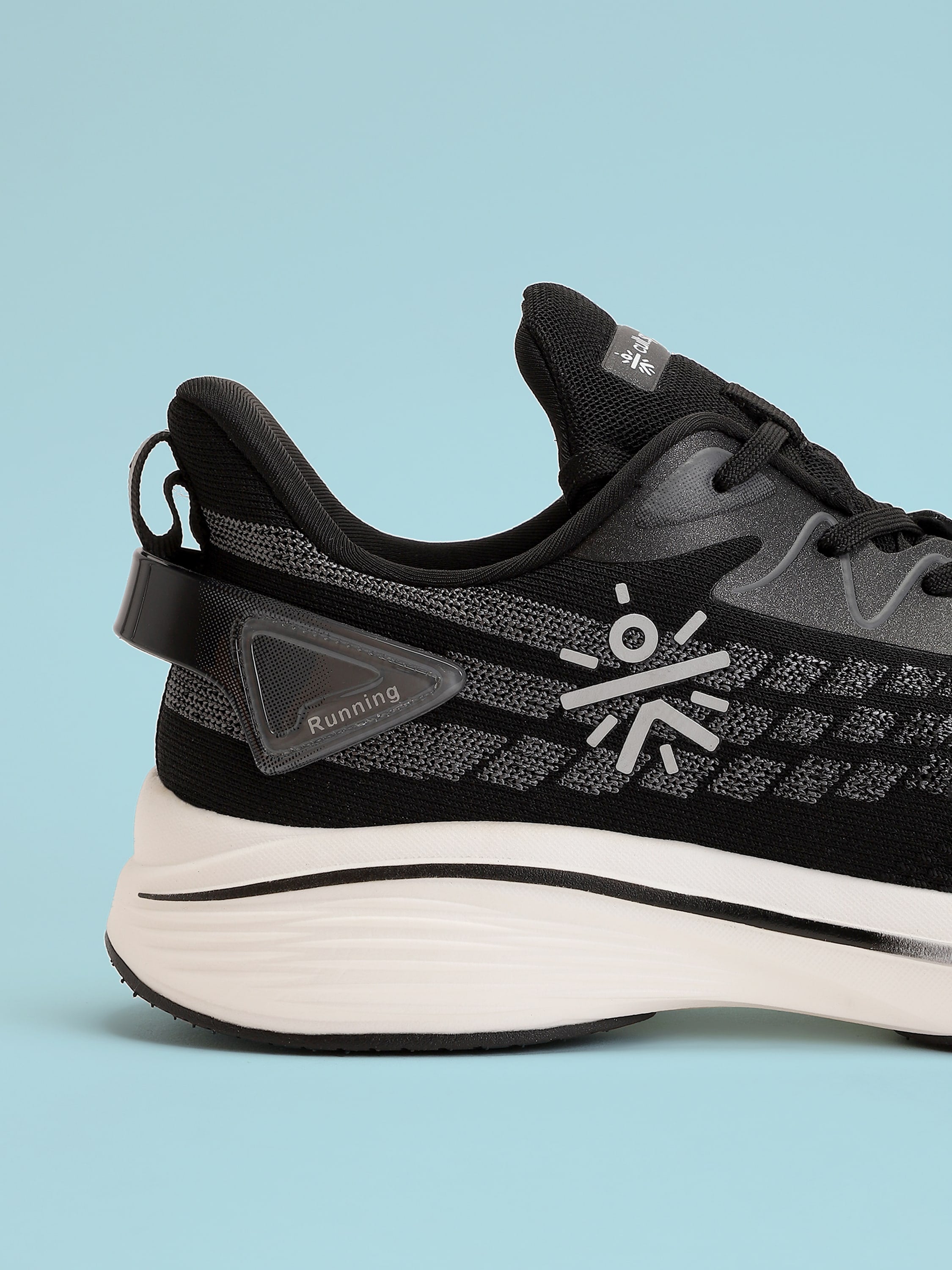 cult Active Men Running Shoes - Black