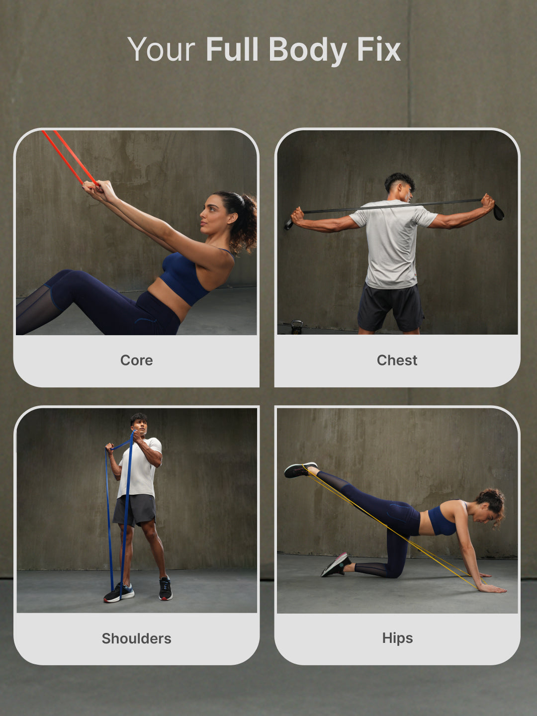 Beginner Exercises To Do With Loop Bands Exercise Bands Exercises