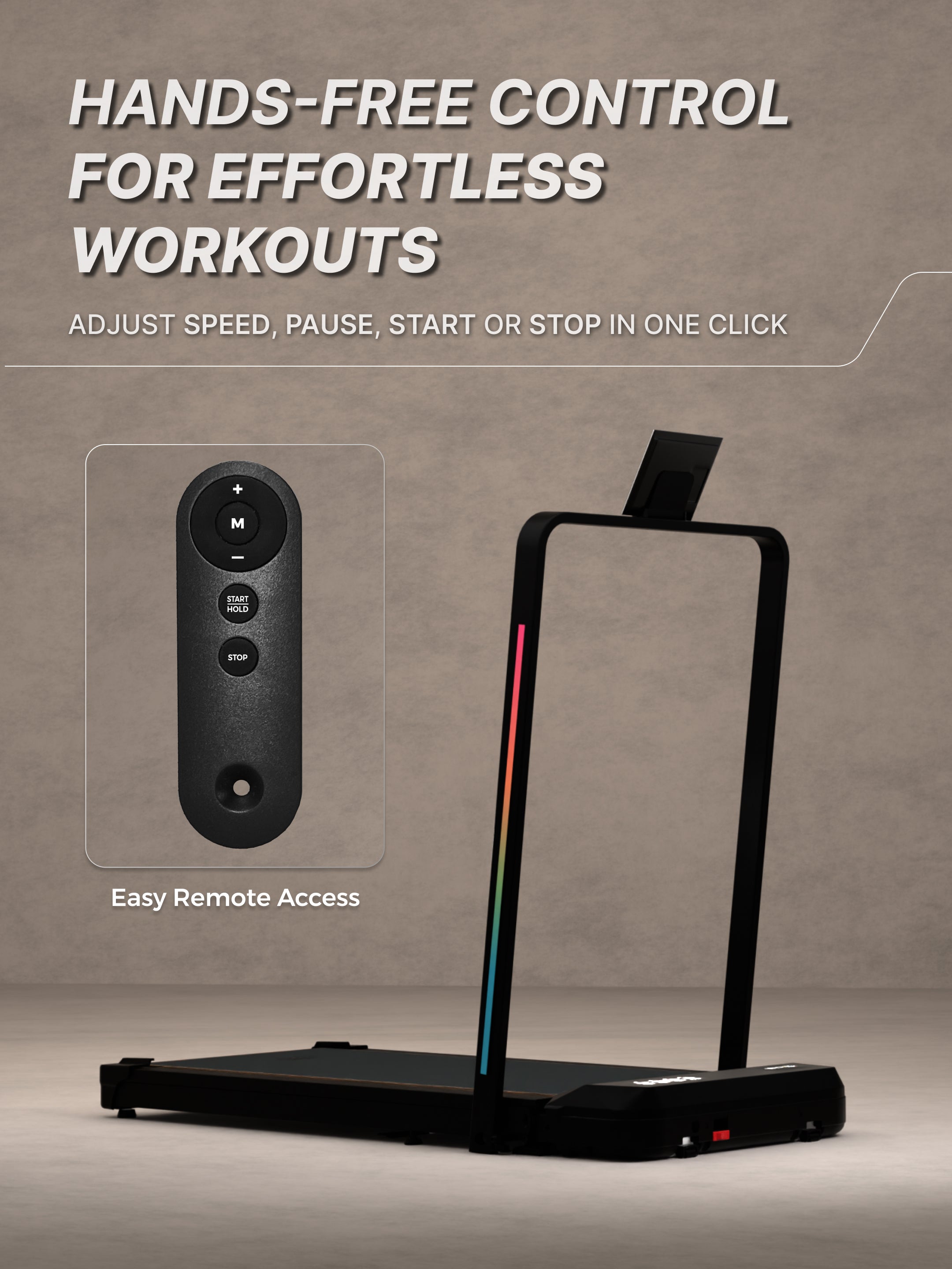 Cult Walking pad 3.5HP Peak DC Motorized Treadmill | Max Speed-10kmph | Max Weight-100kg | Walking Pad for Home Use (with 6 months extended warranty)