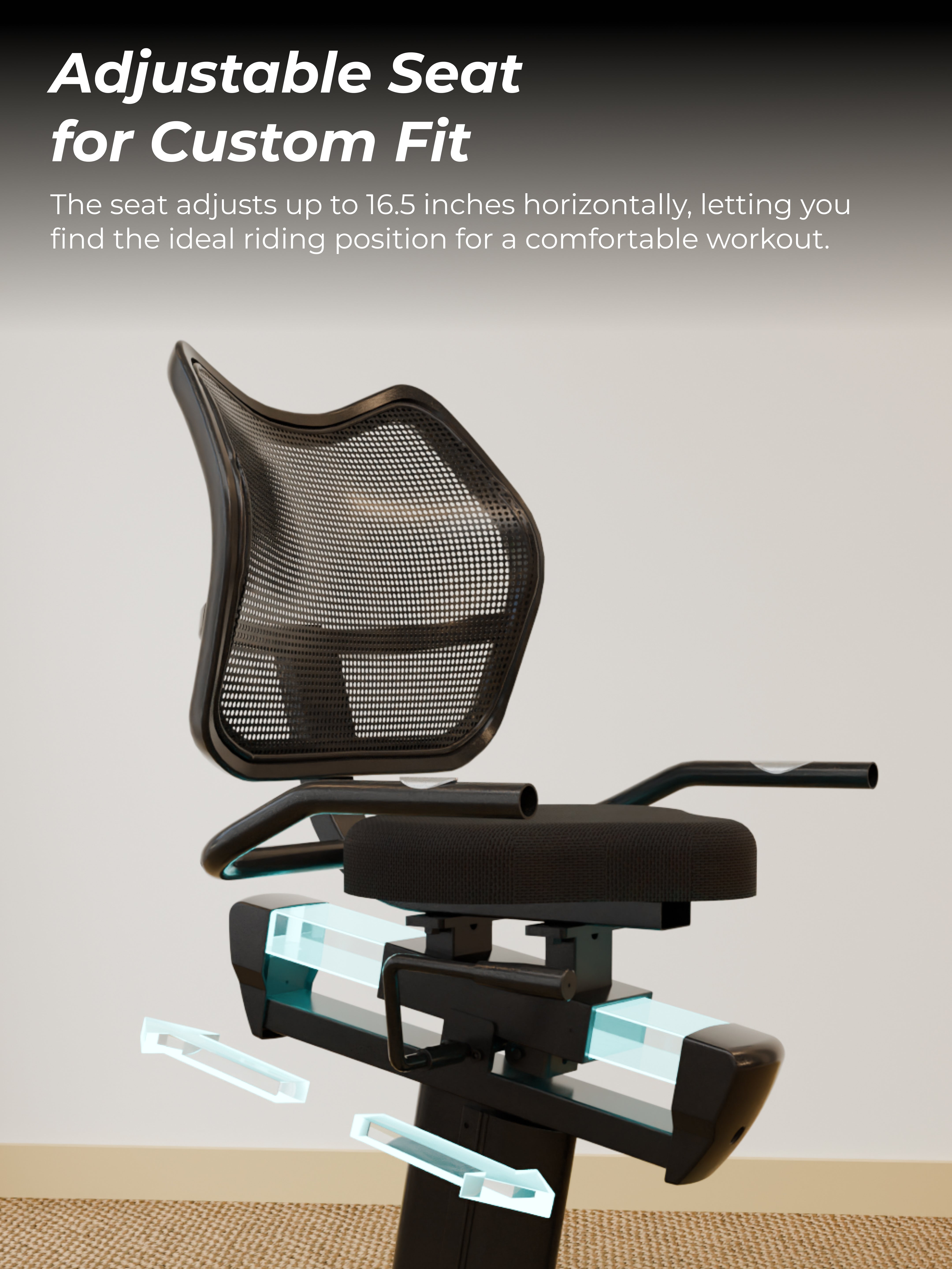 Cult SmartBikeBariPro Magnetic Recumbent Bike| 8Kg Flywheel | Max Weight: 150Kg | Home Use Recumbent Exercise Bike