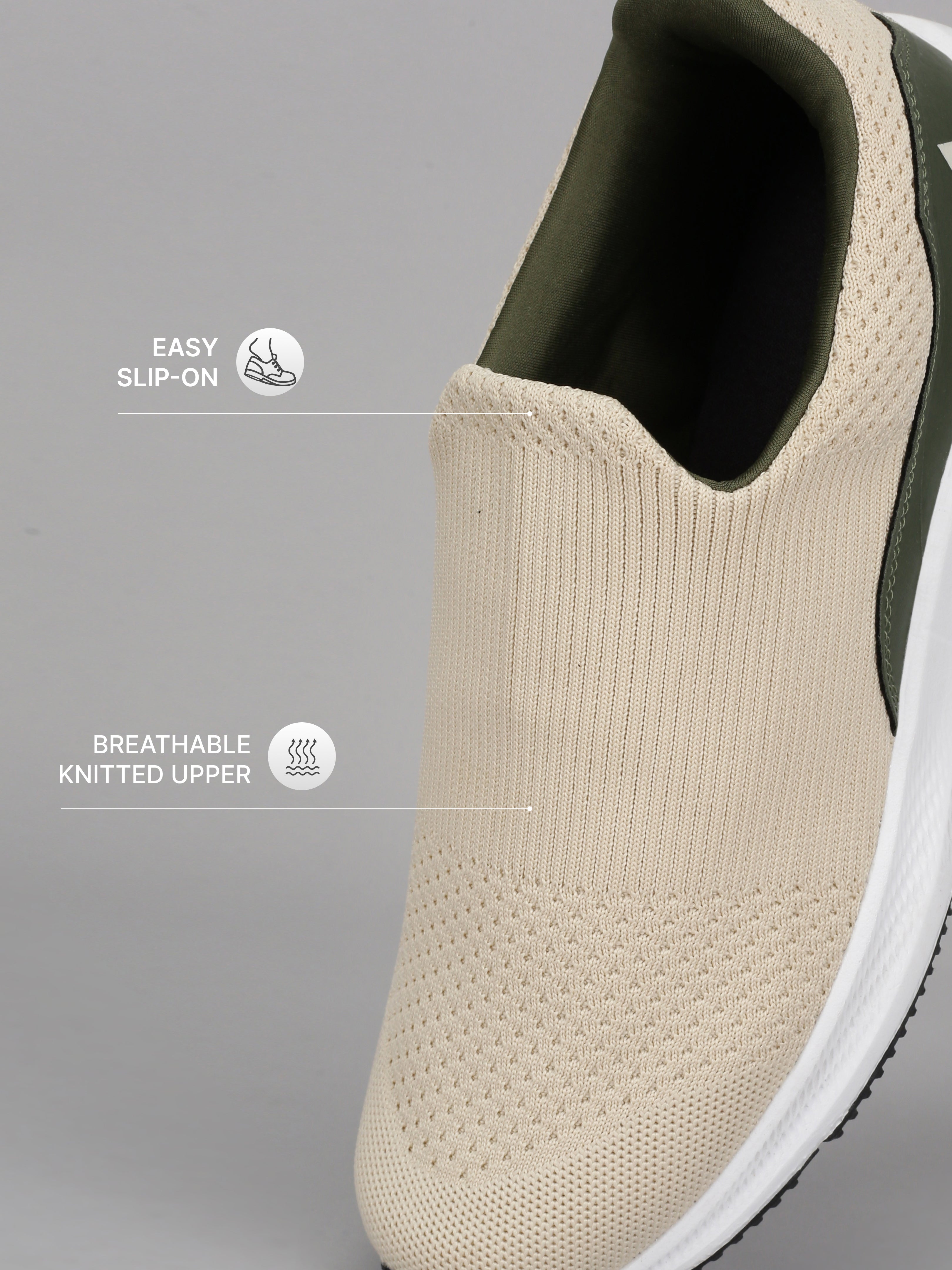 Avant Men's Nest 2.0 Walking Shoes - Cream/Olive