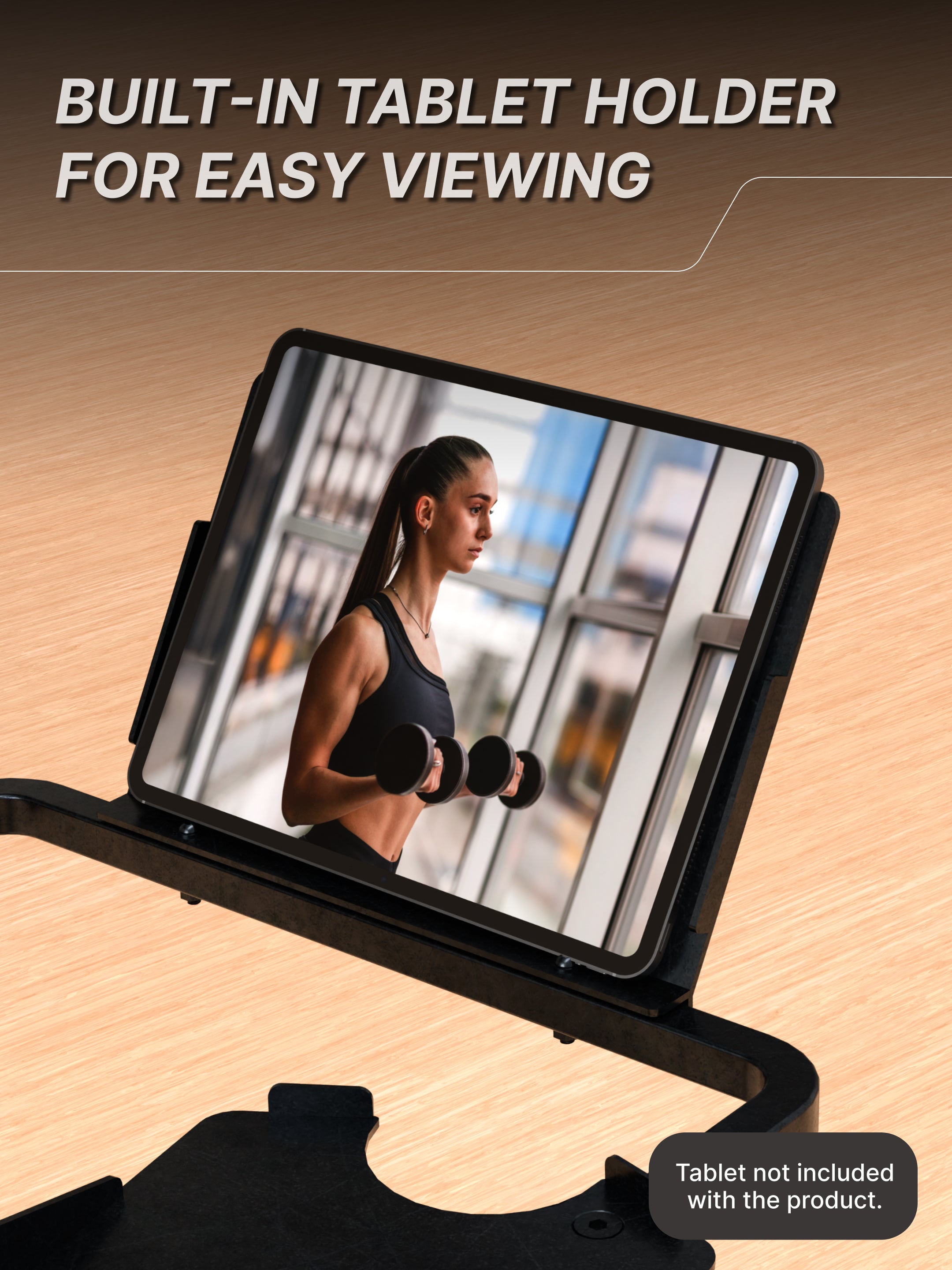 Cult Dumbbell Stand | 100 KG Weight Capacity | With Wheels & Tablet Holder | Protected Edges | Compact Home Gym Storage (6 Months extended Warranty only on Cultstore.com)