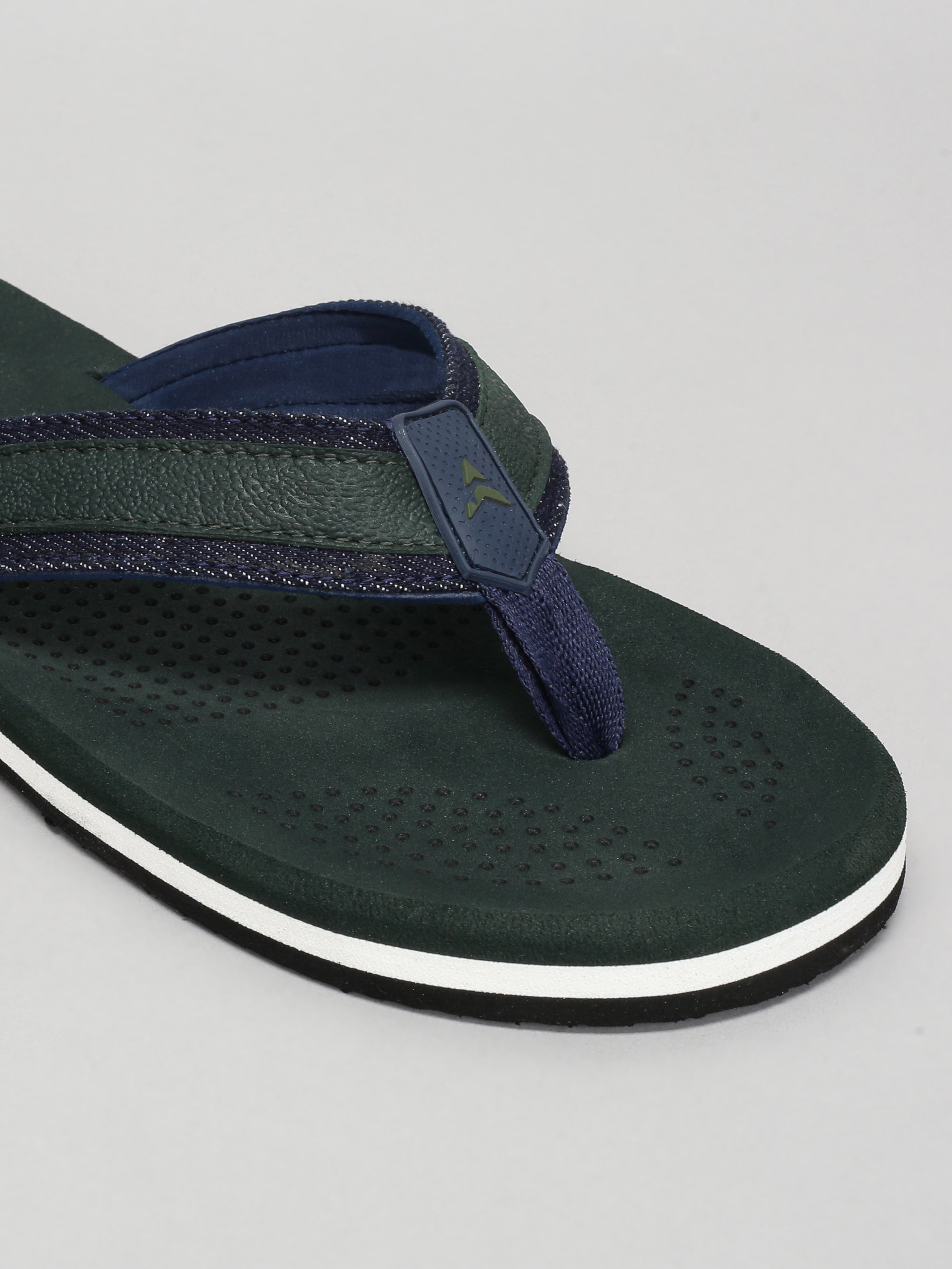 Avant Men's Brook Flip Flops - Green/Navy