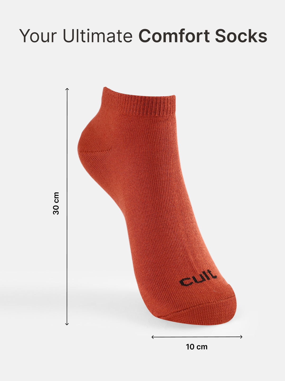 Casual Ankle Length Pack of 5 Powder Blue,Berry Red,Rusty,Grey & Black Solid Women's Socks