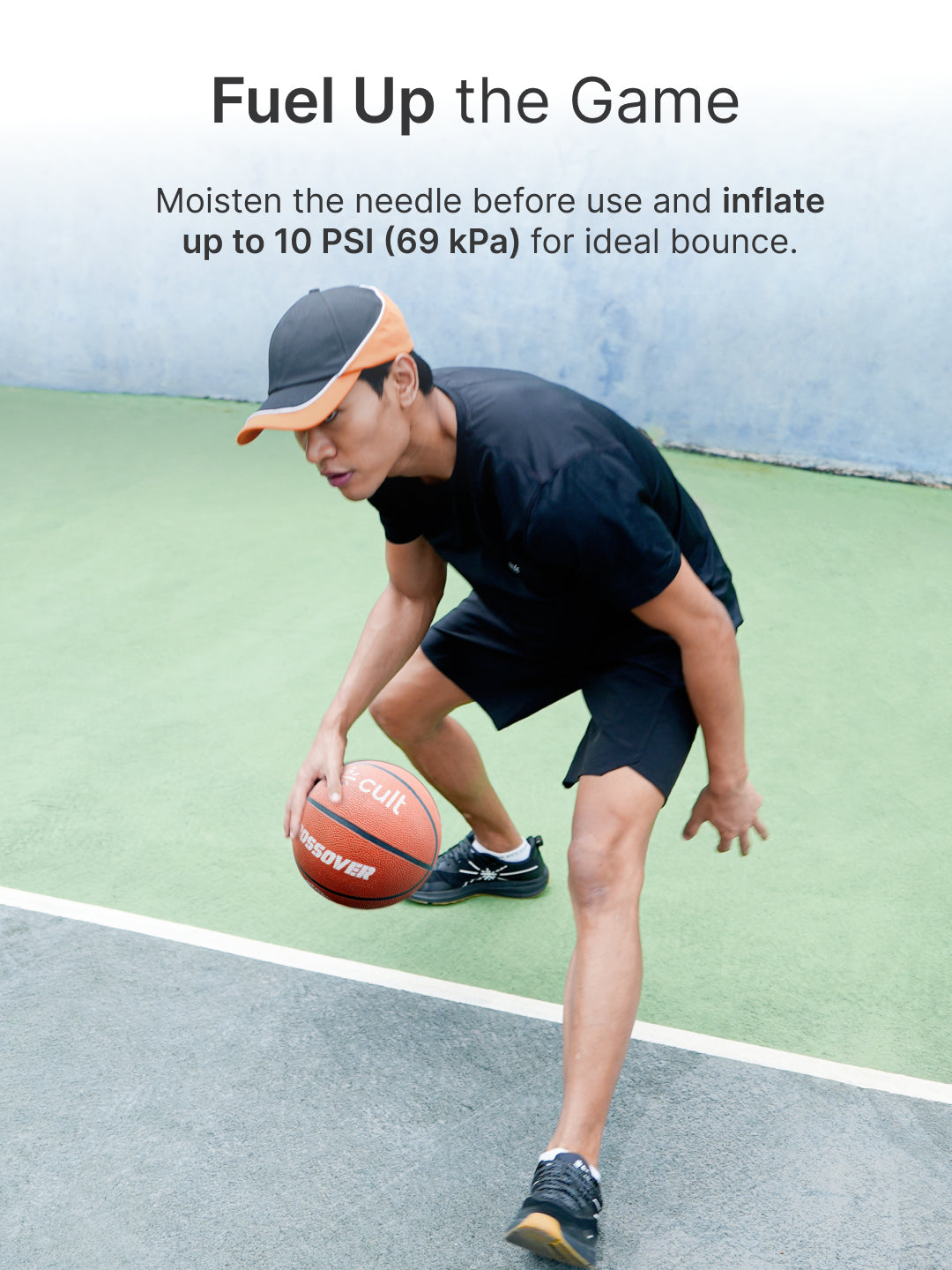 cult Basketball Crossover Brown Size 7