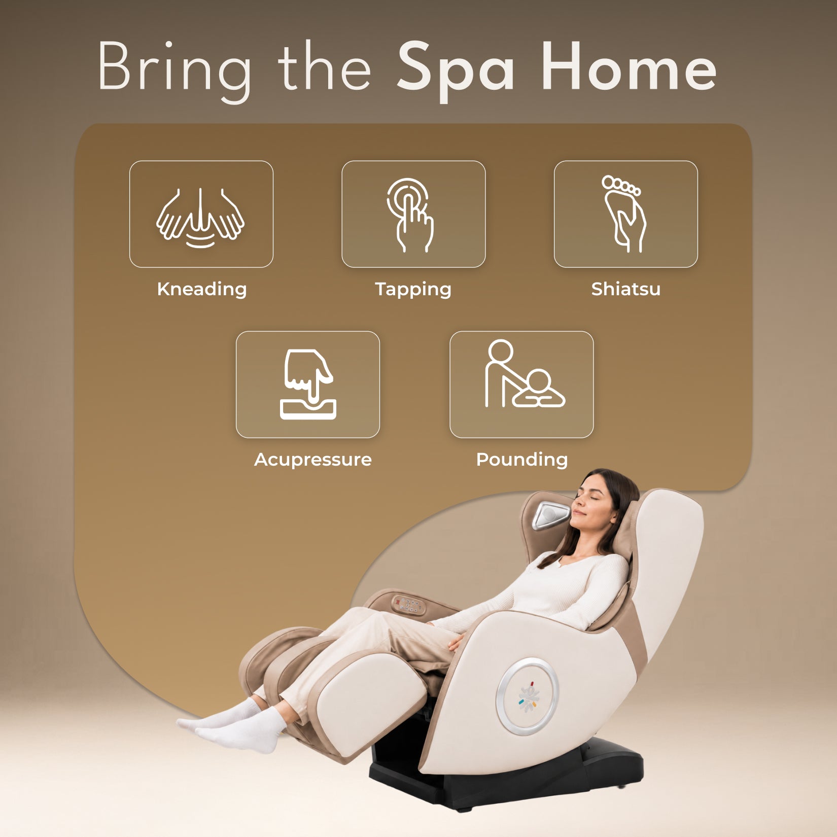 Cult Nova Massage Chair| SL-Track Full Body Massage Chair | Zero Gravity Recliner | Airbag Compression | Heating for Waist & Calves | Bluetooth Speakers