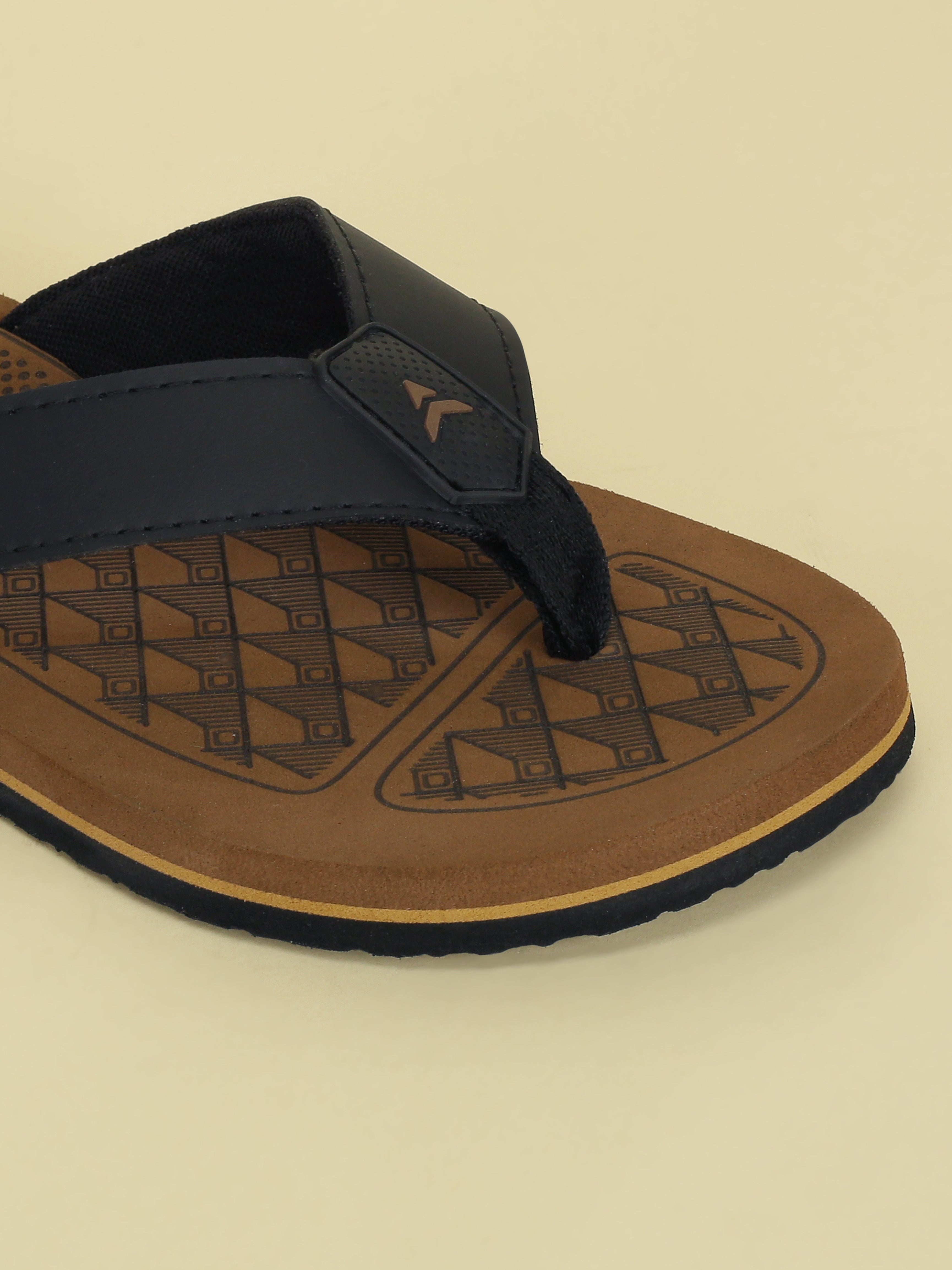 Avant Men's Milo Flip Flops - Brown/Beige