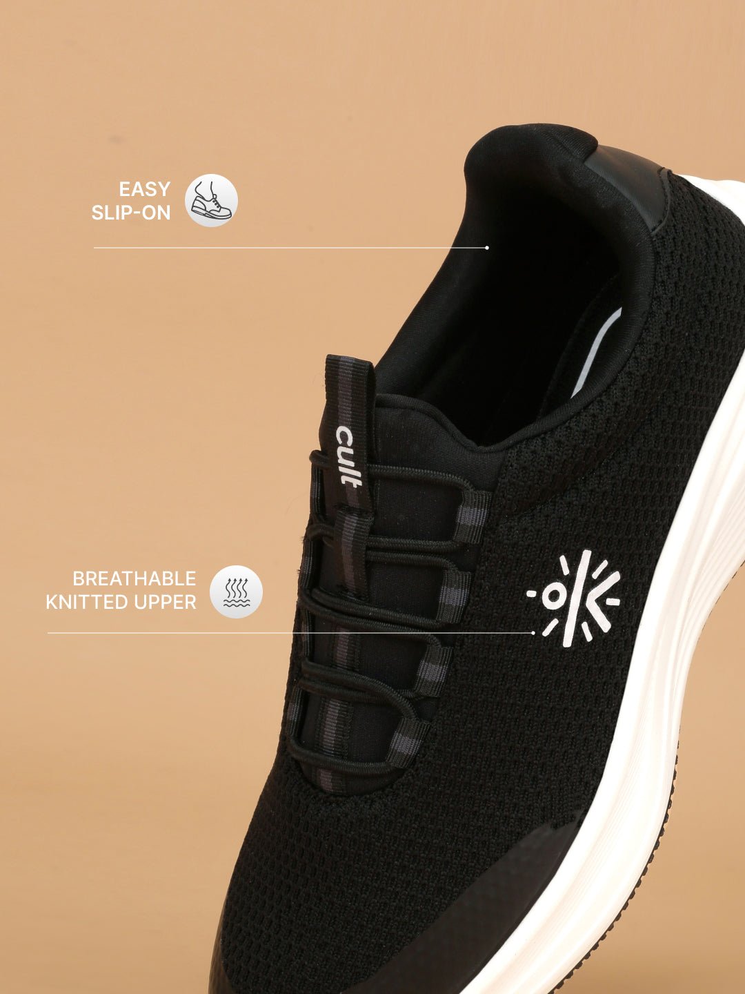 Cult Women's Glide Walk Walking Shoes - Black