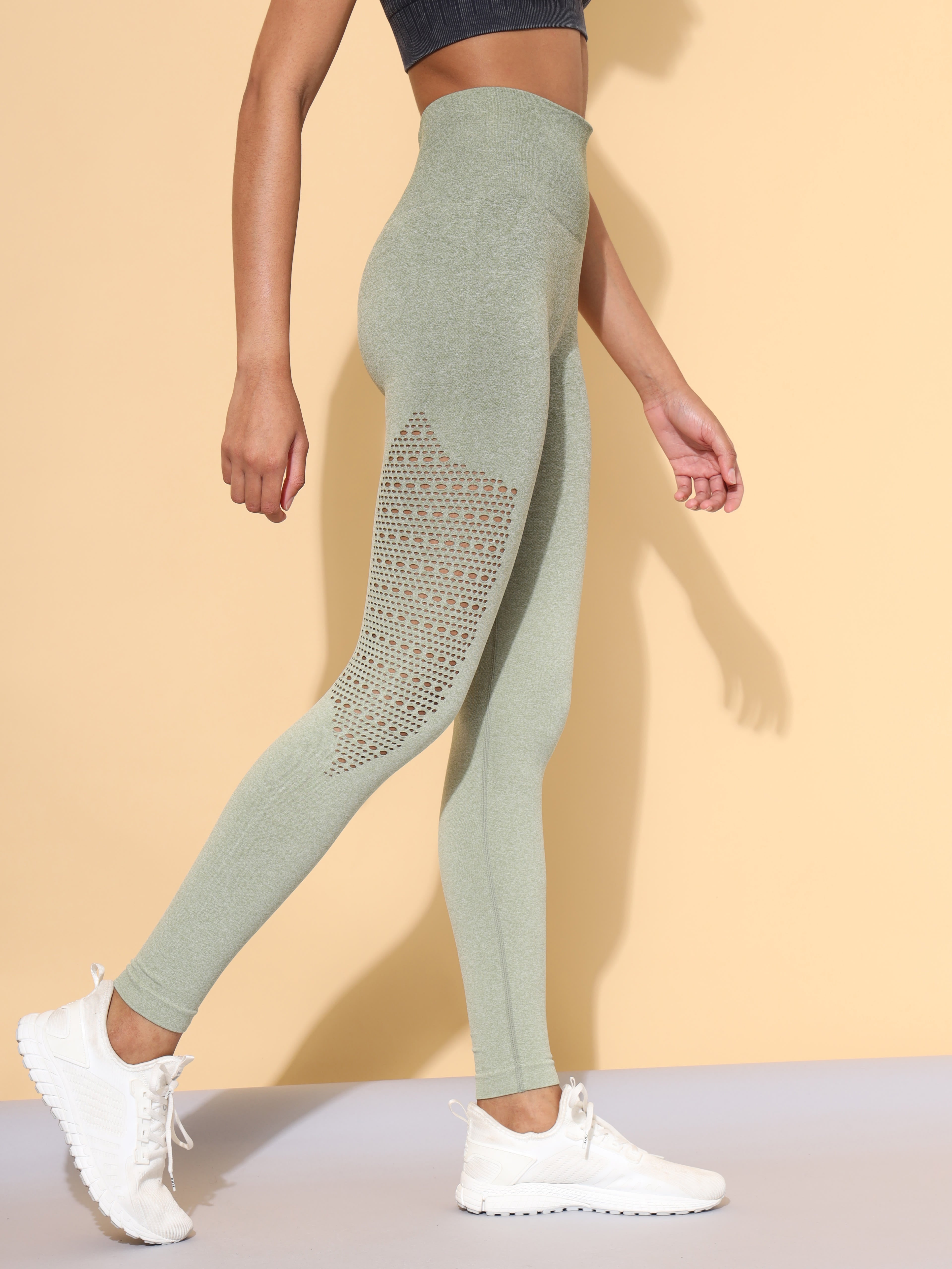 Seamless Jacquard Tights