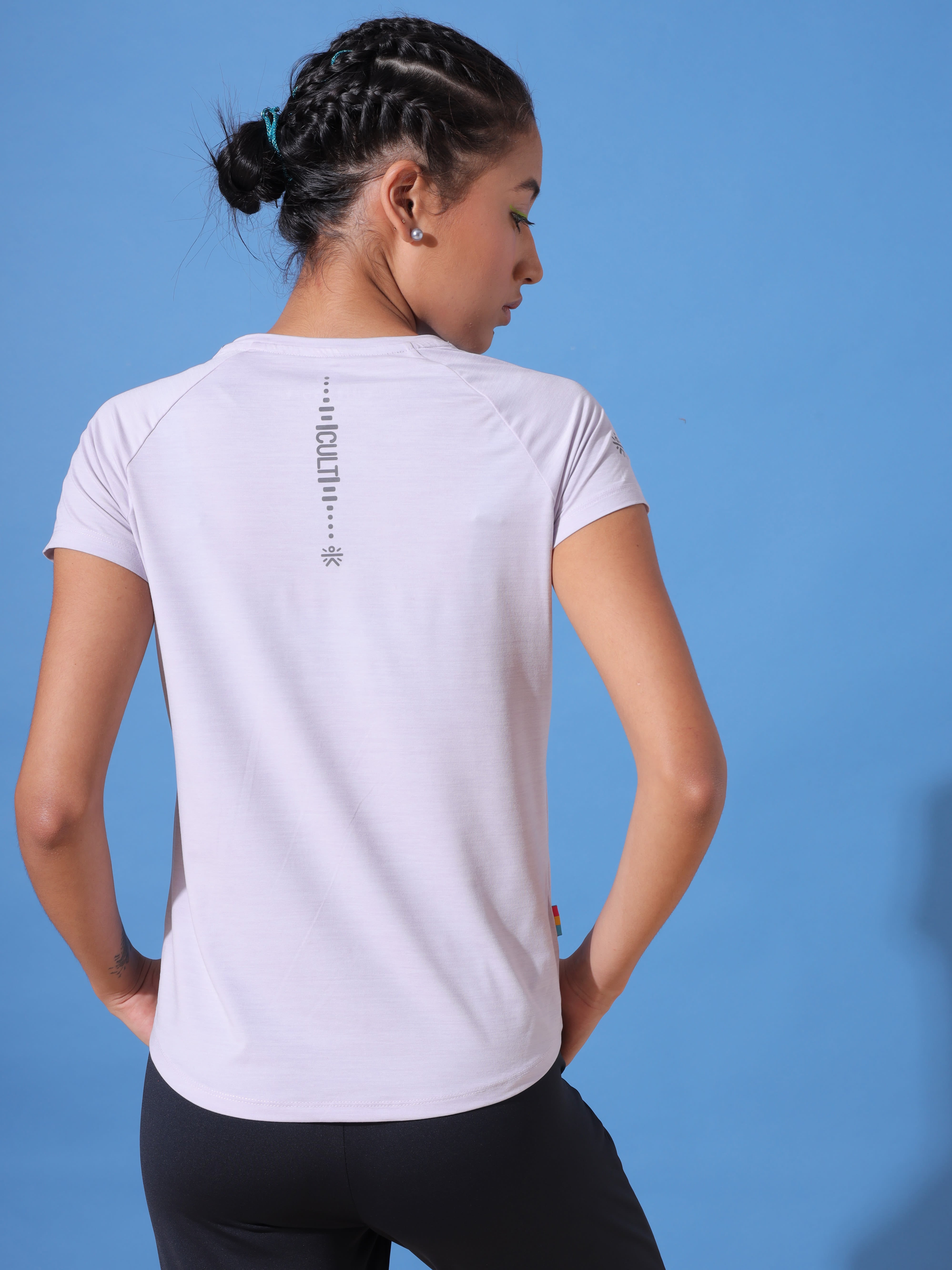 Graphic Print Workout T-shirt