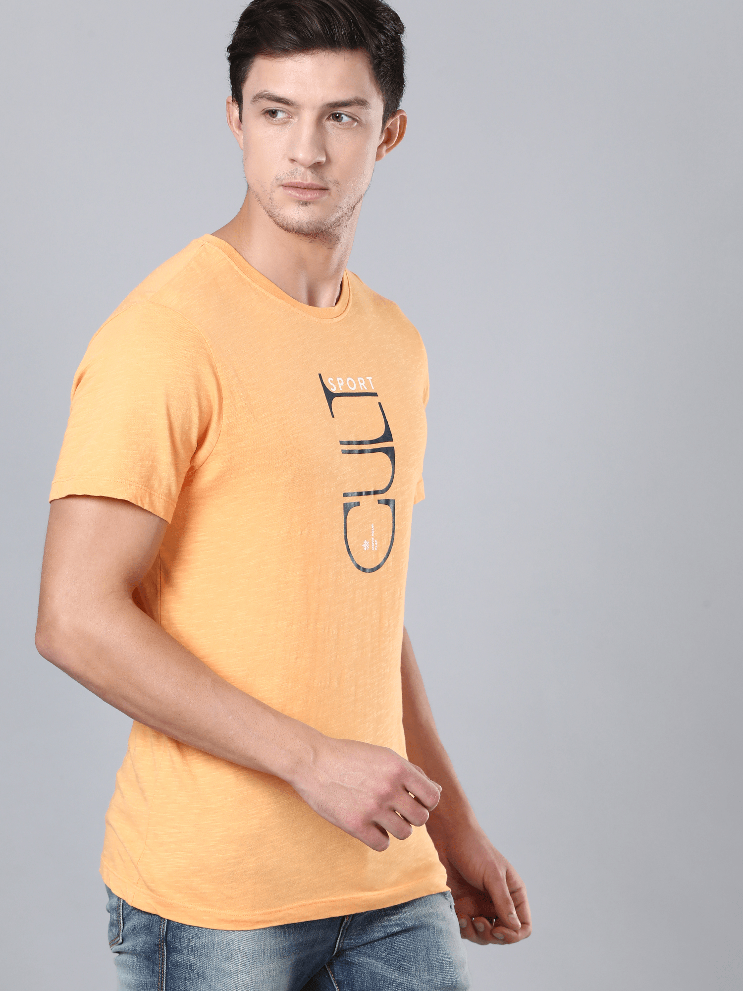 Everyday Mark Yellow Casual Tee