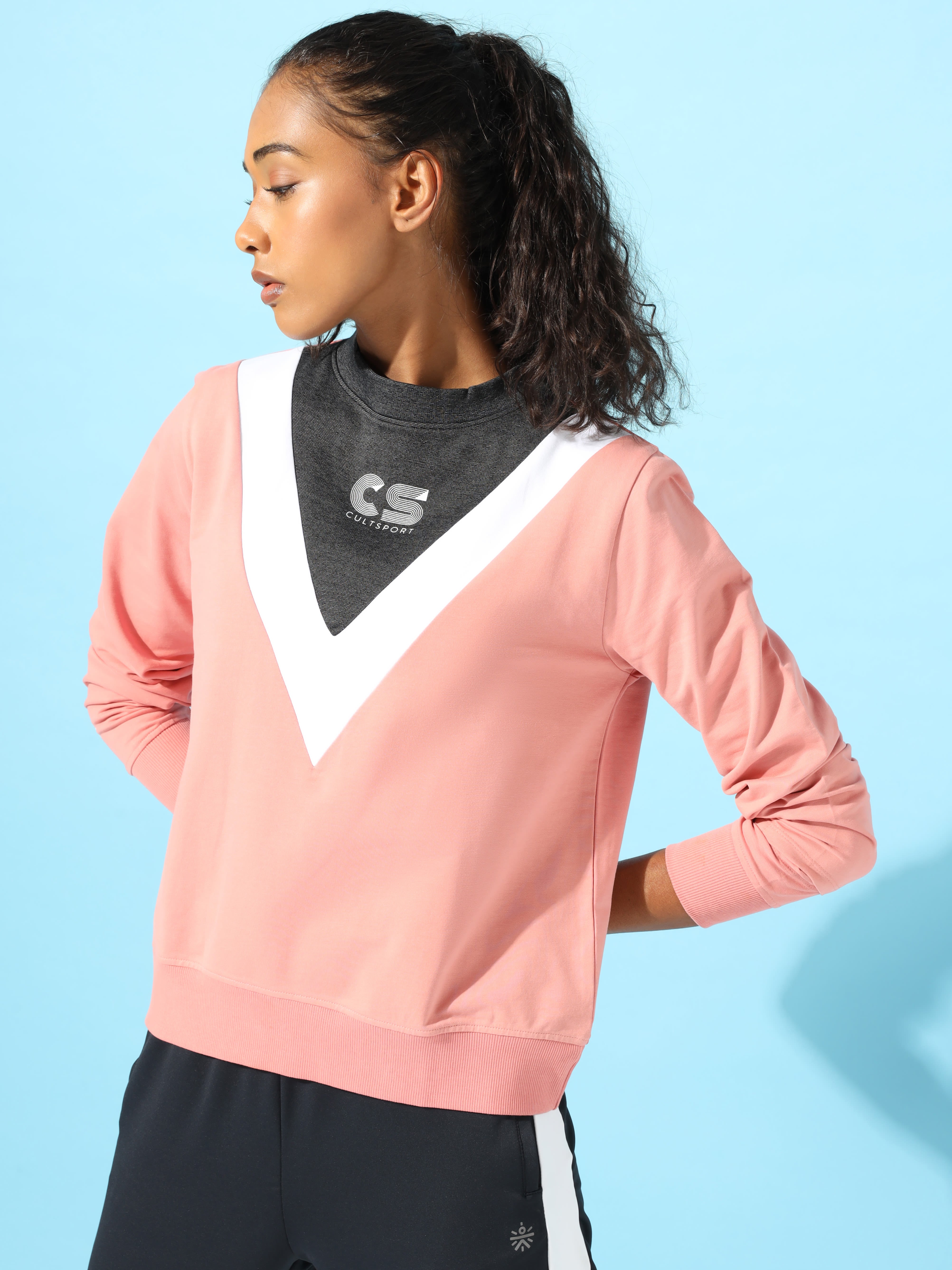 LAYR Colorblock Sweatshirt