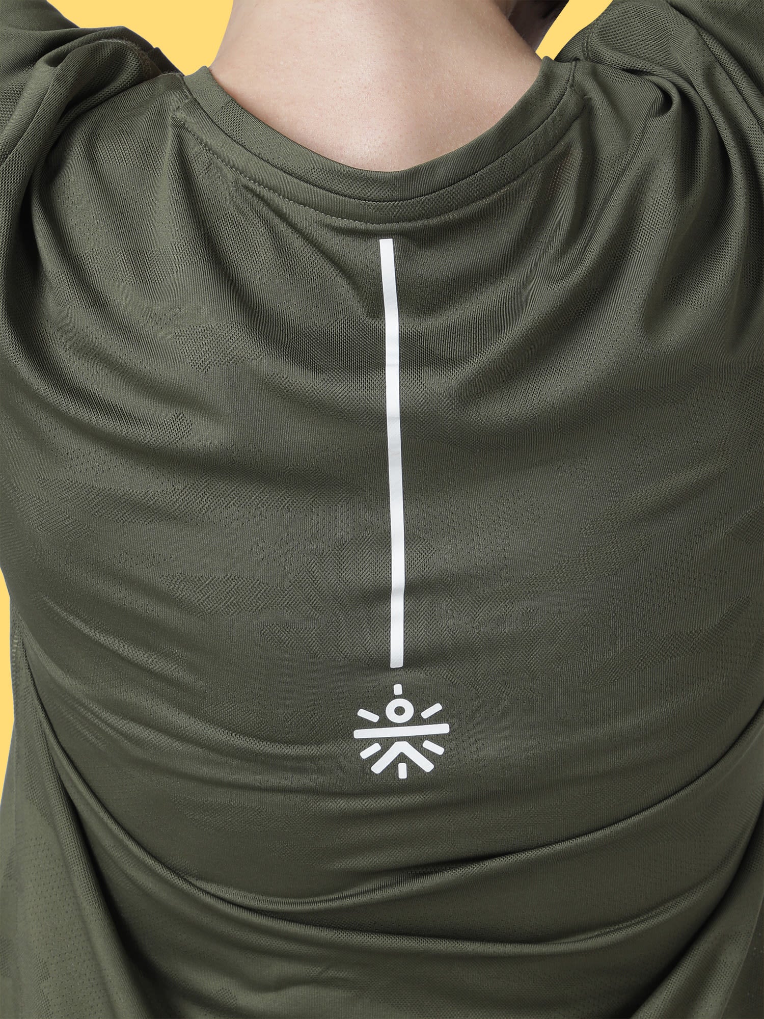 Vital Ace Olive Running Relaxed Tee