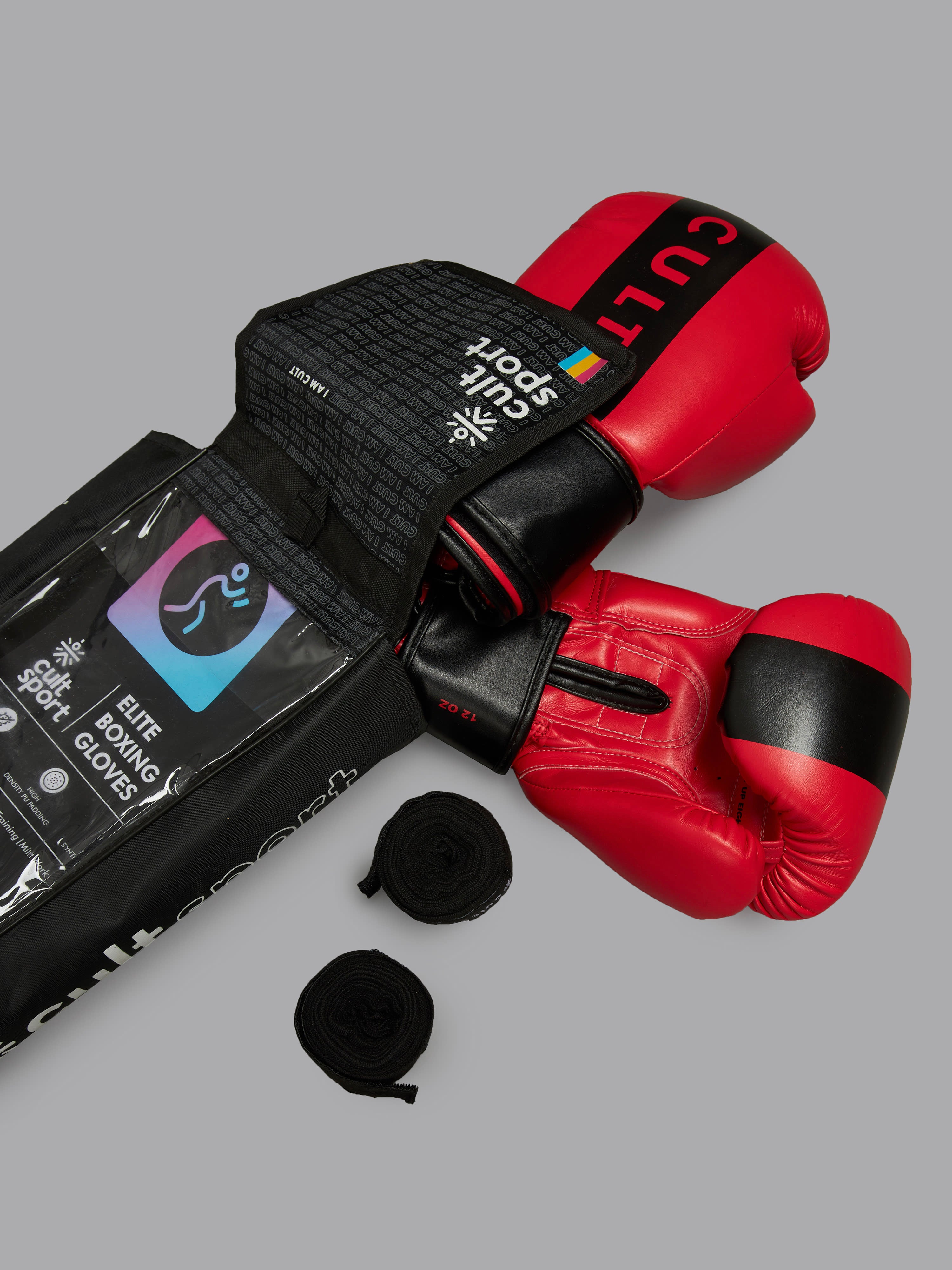 Combo Boxing Gloves with Handwraps