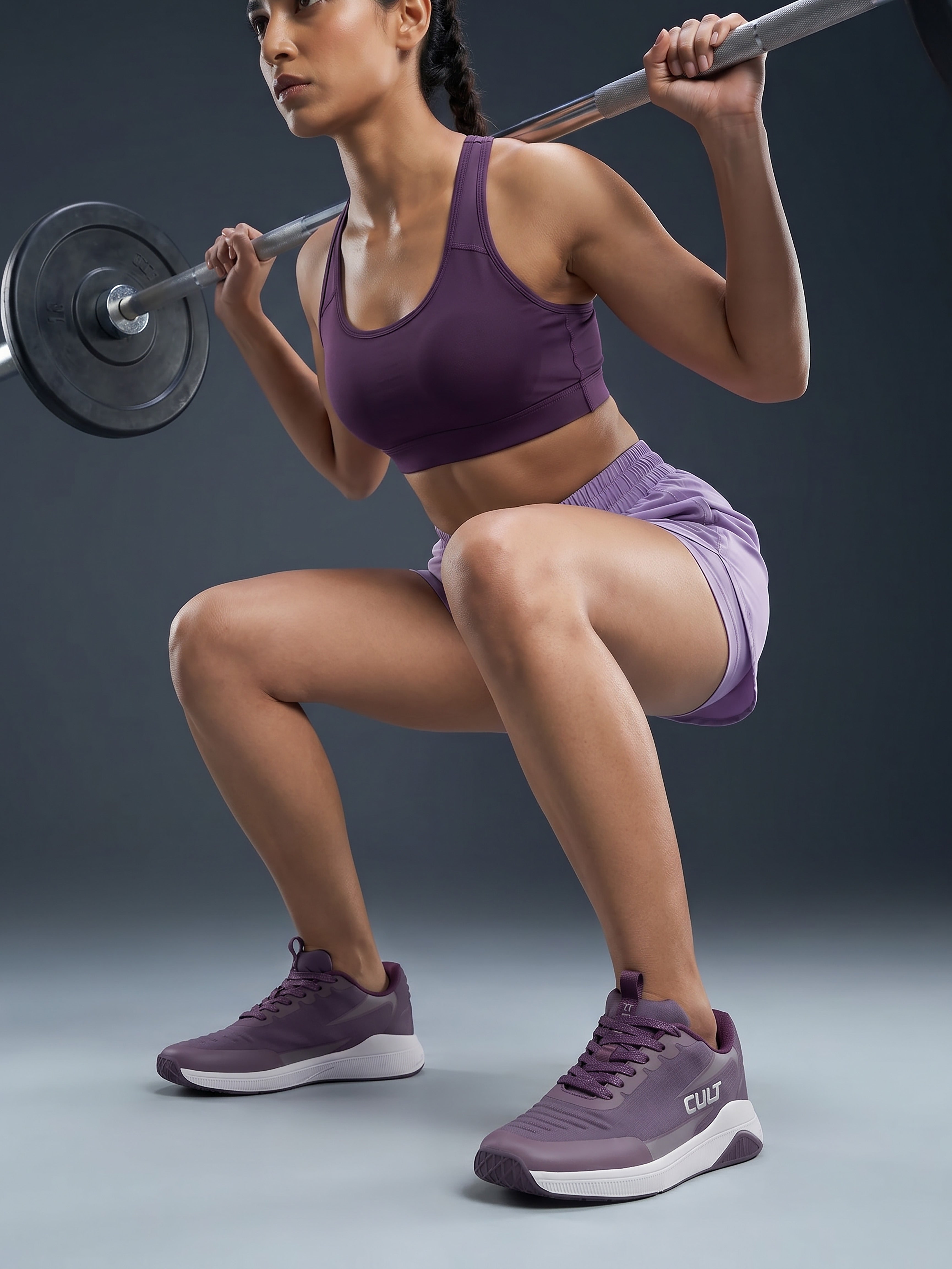 cult X1 Women Training Shoes - Dark Lavender