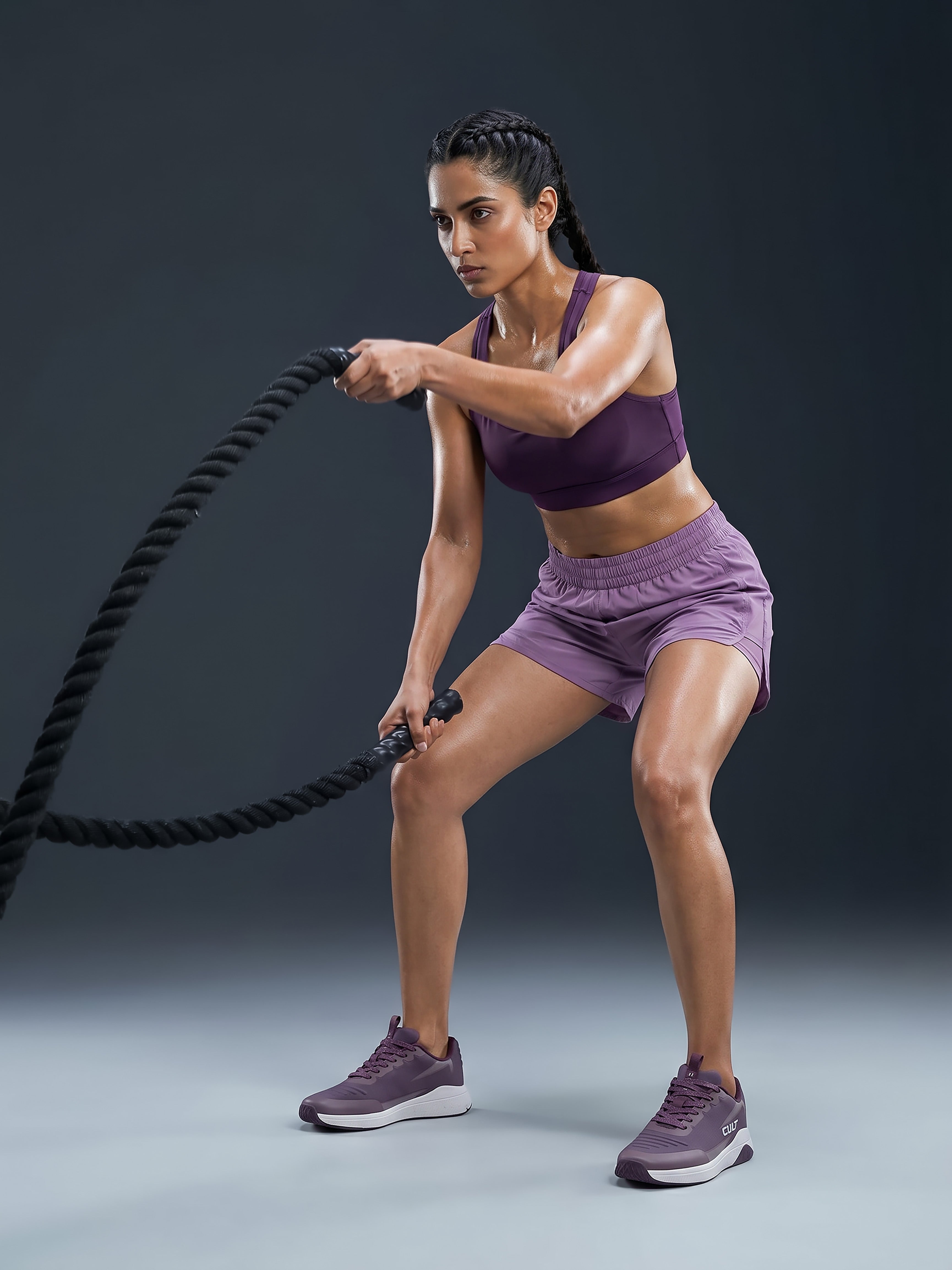 cult X1 Women Training Shoes - Dark Lavender