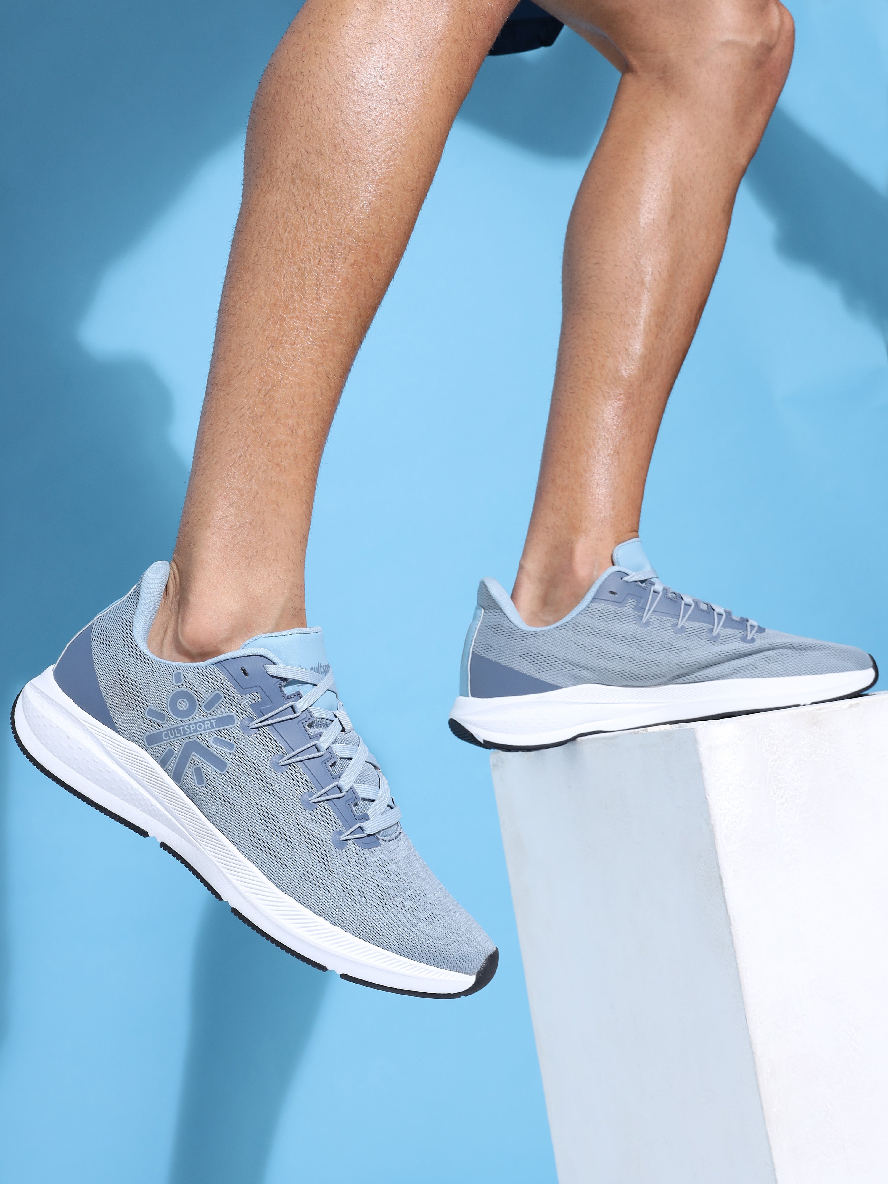 cult Firebird Men Running Shoes - Ash Blue