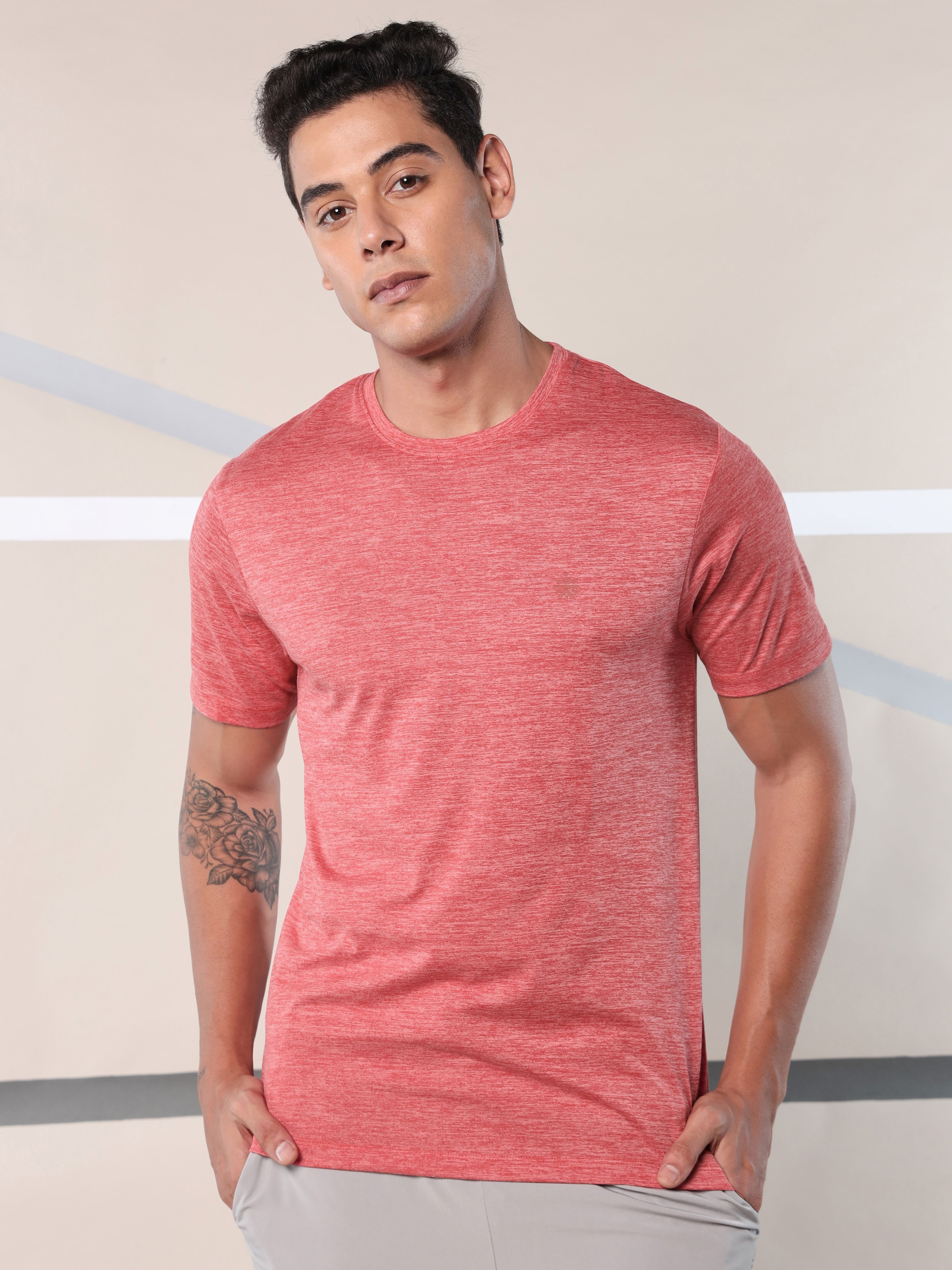 Men's Train All Day Red Comfortech T-shirt