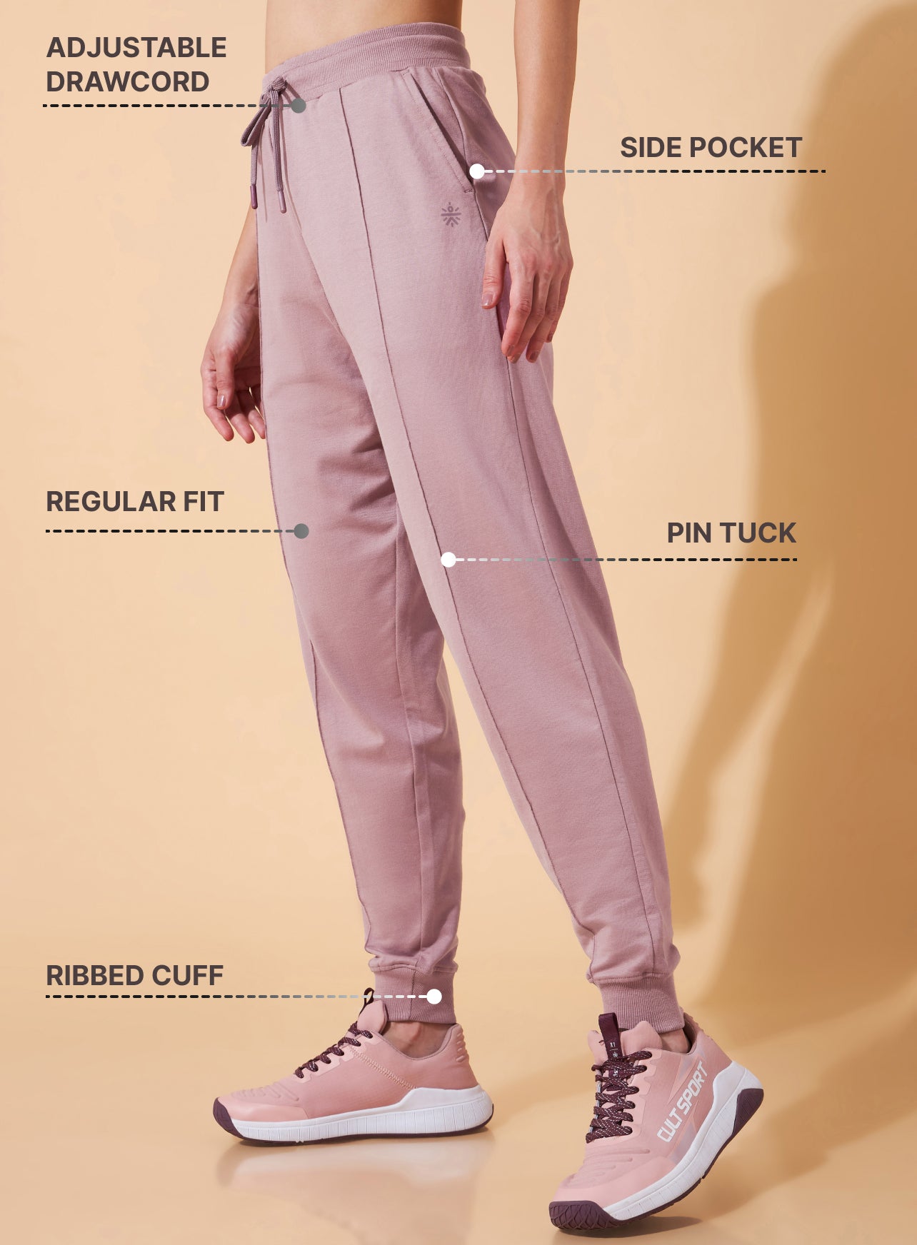 Plum Womens Essential All-Day Joggers