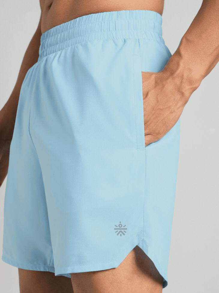 Iconic Blue Running Shorts