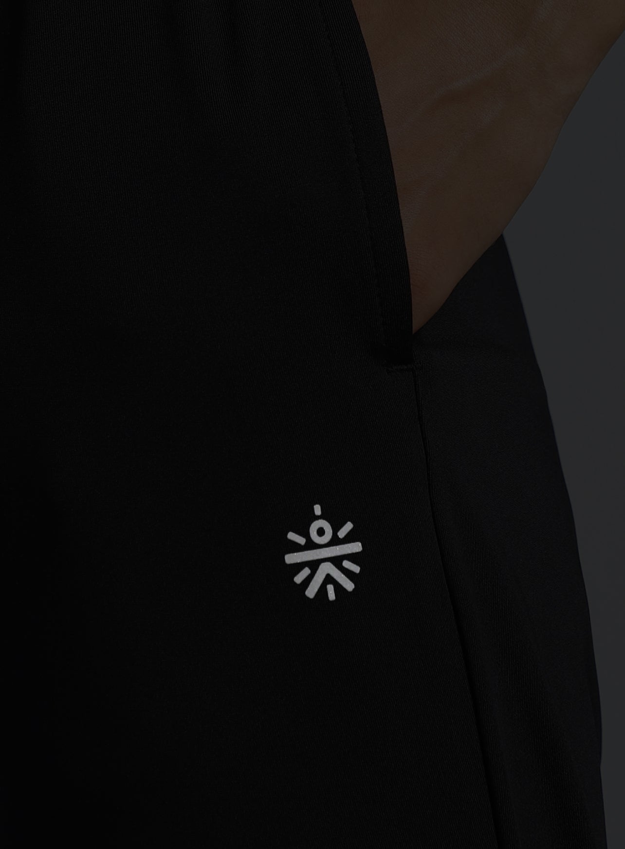 Women's Black Iconic Running Joggers