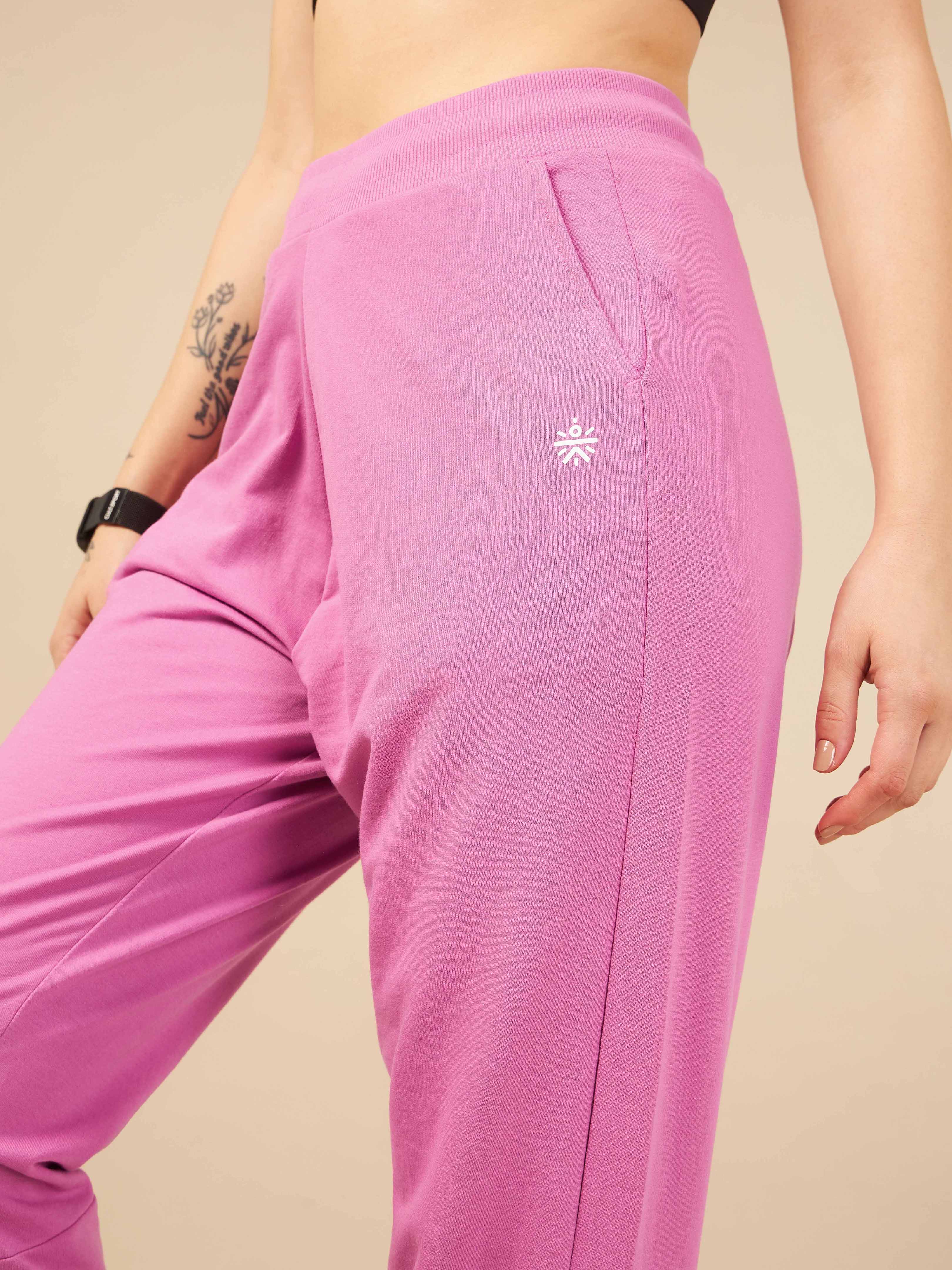 Pink Power Flex Joggers for Women