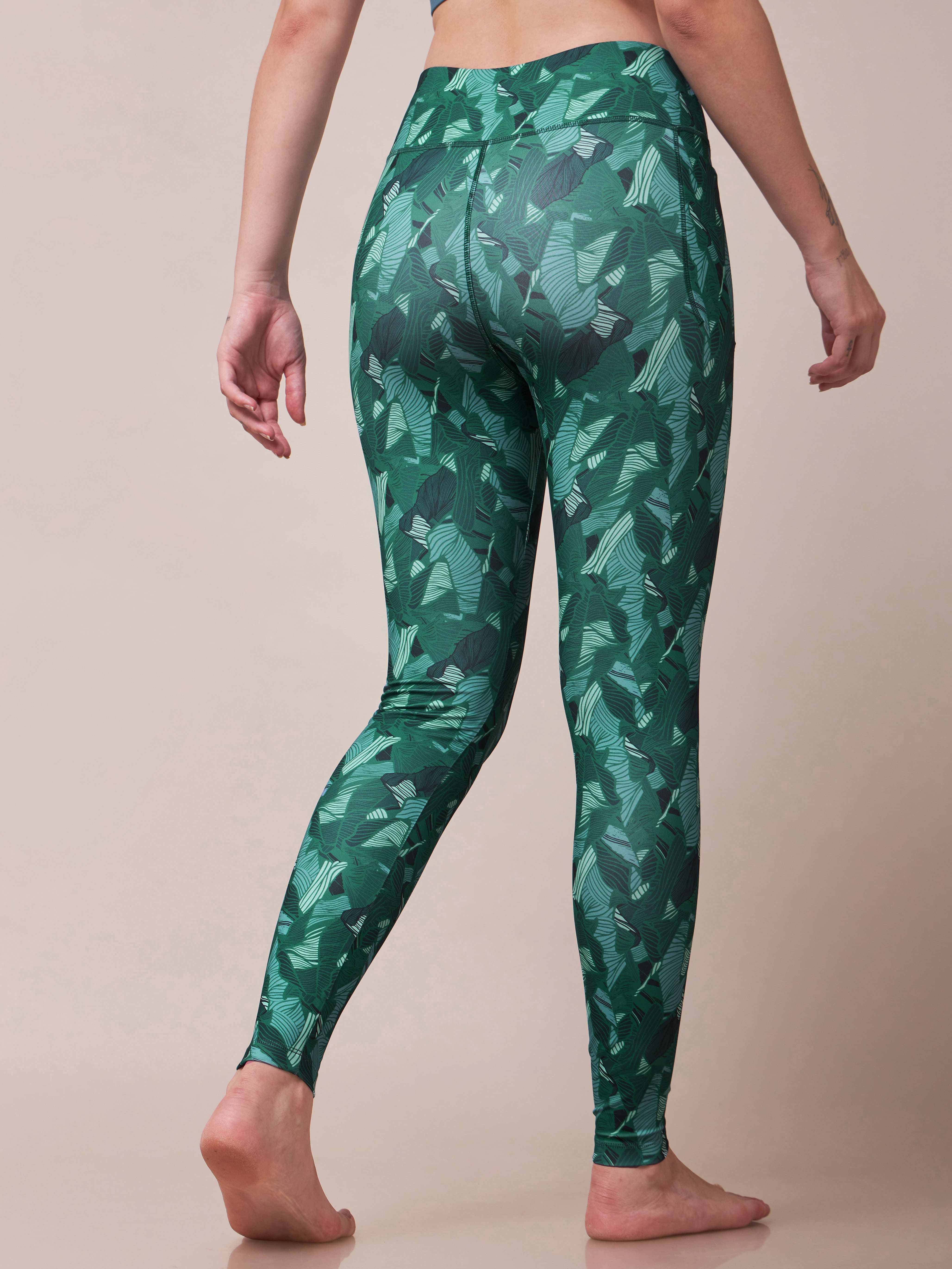 Zen Garden All Over Print Yoga Tights