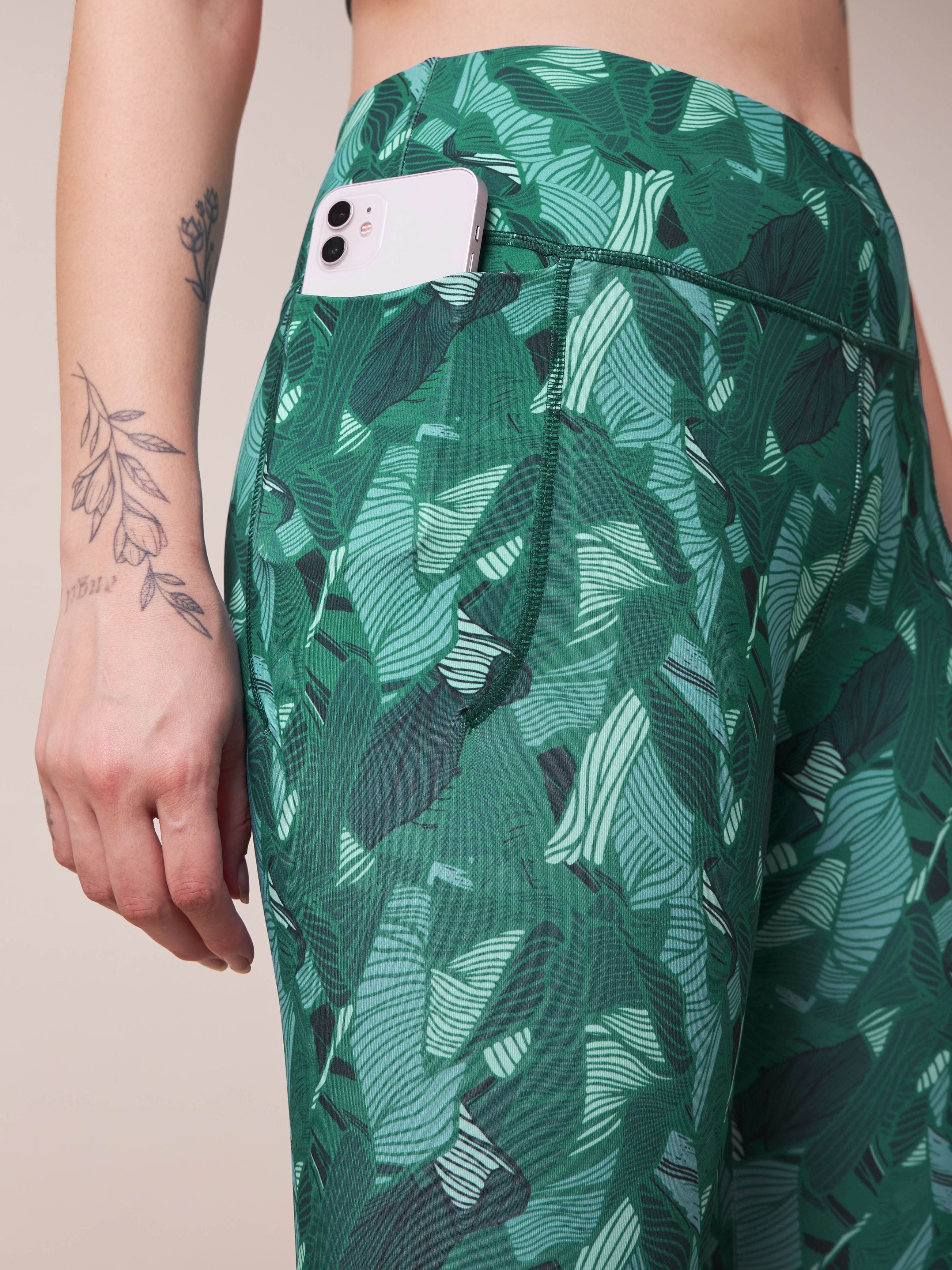 Zen Garden All Over Print Yoga Tights