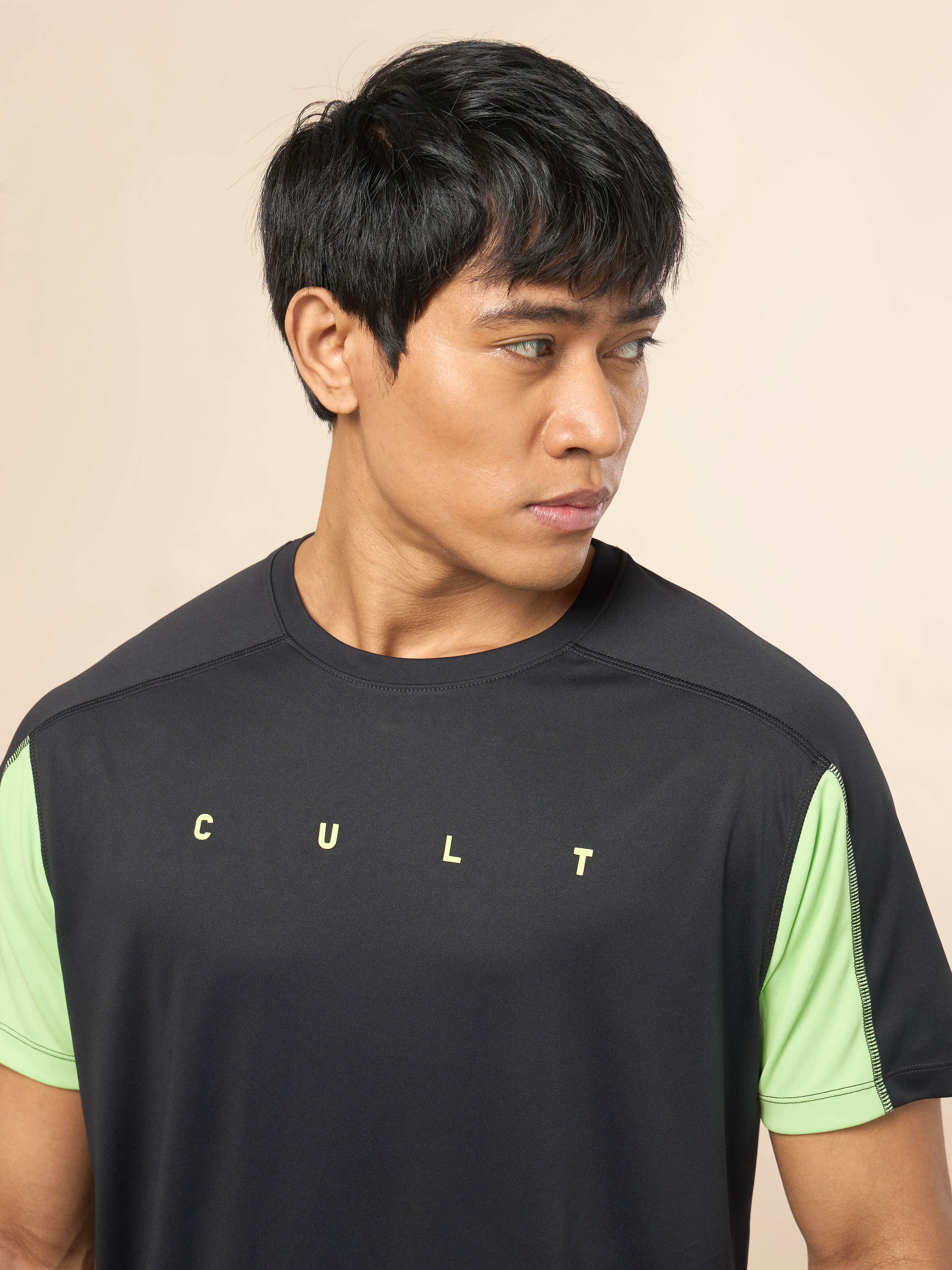 Men's Cult Black Training T-shirt