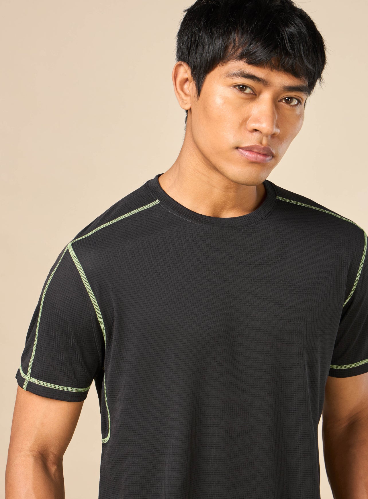 Men's 360 Degree Performance Black T-shirt