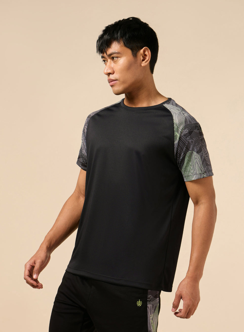 Men's Black High Impact Training T-shirt